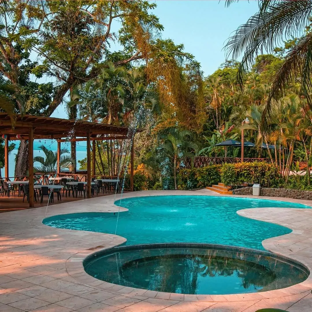 Pool view in Banana Palms Hotel