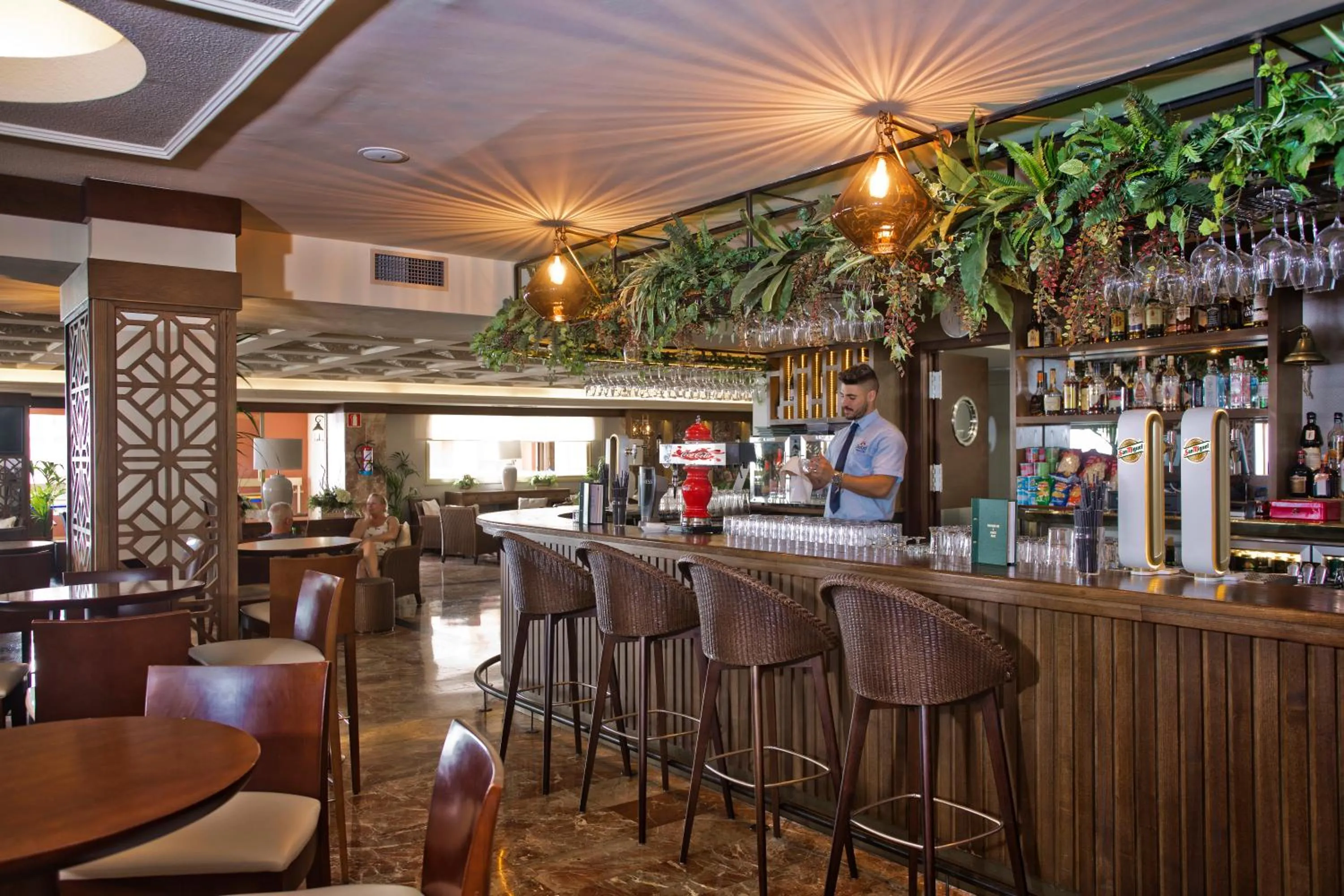 Communal lounge/ TV room in Sunset Beach Club Hotel Apartments