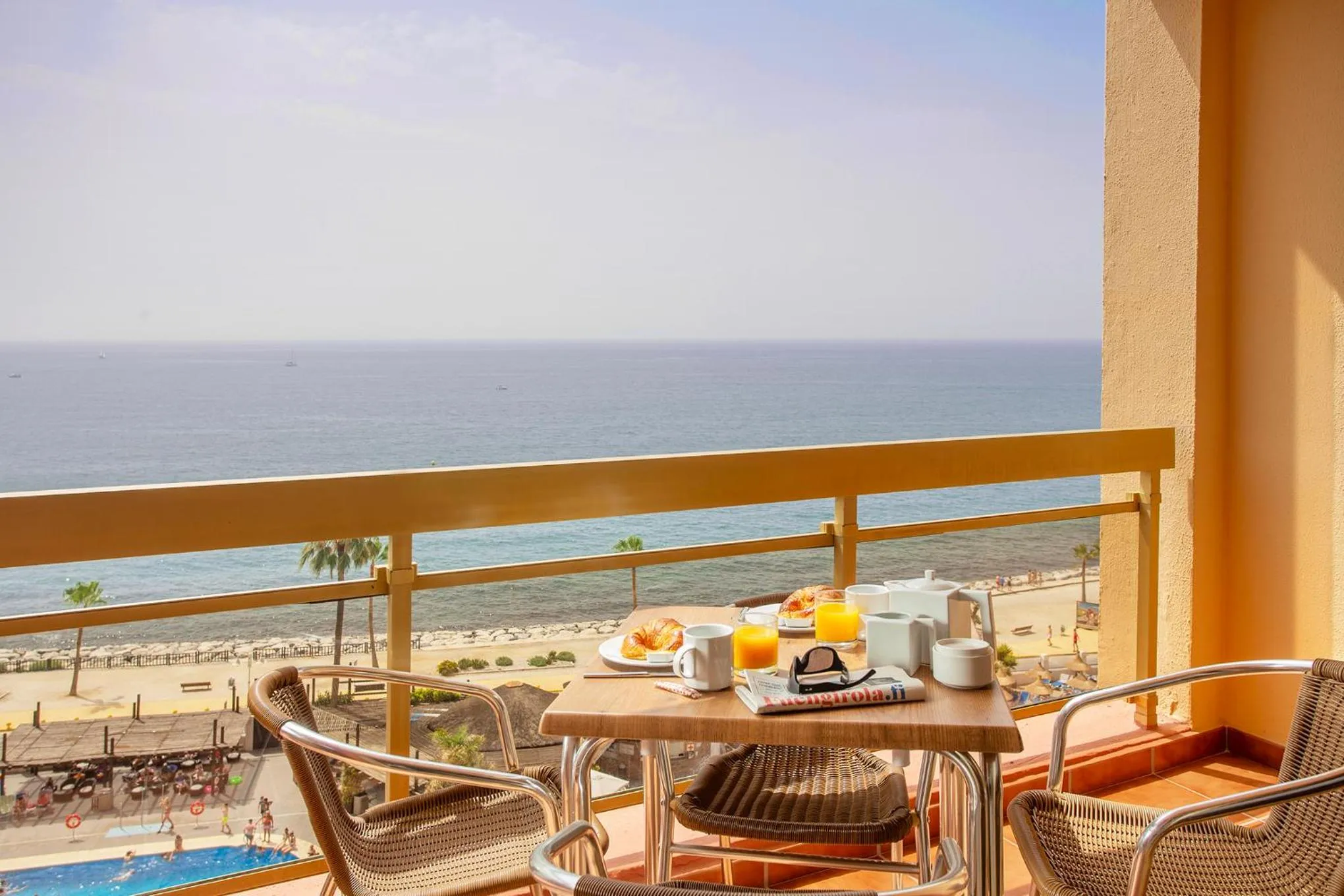 Sea view in Sunset Beach Club Hotel Apartments
