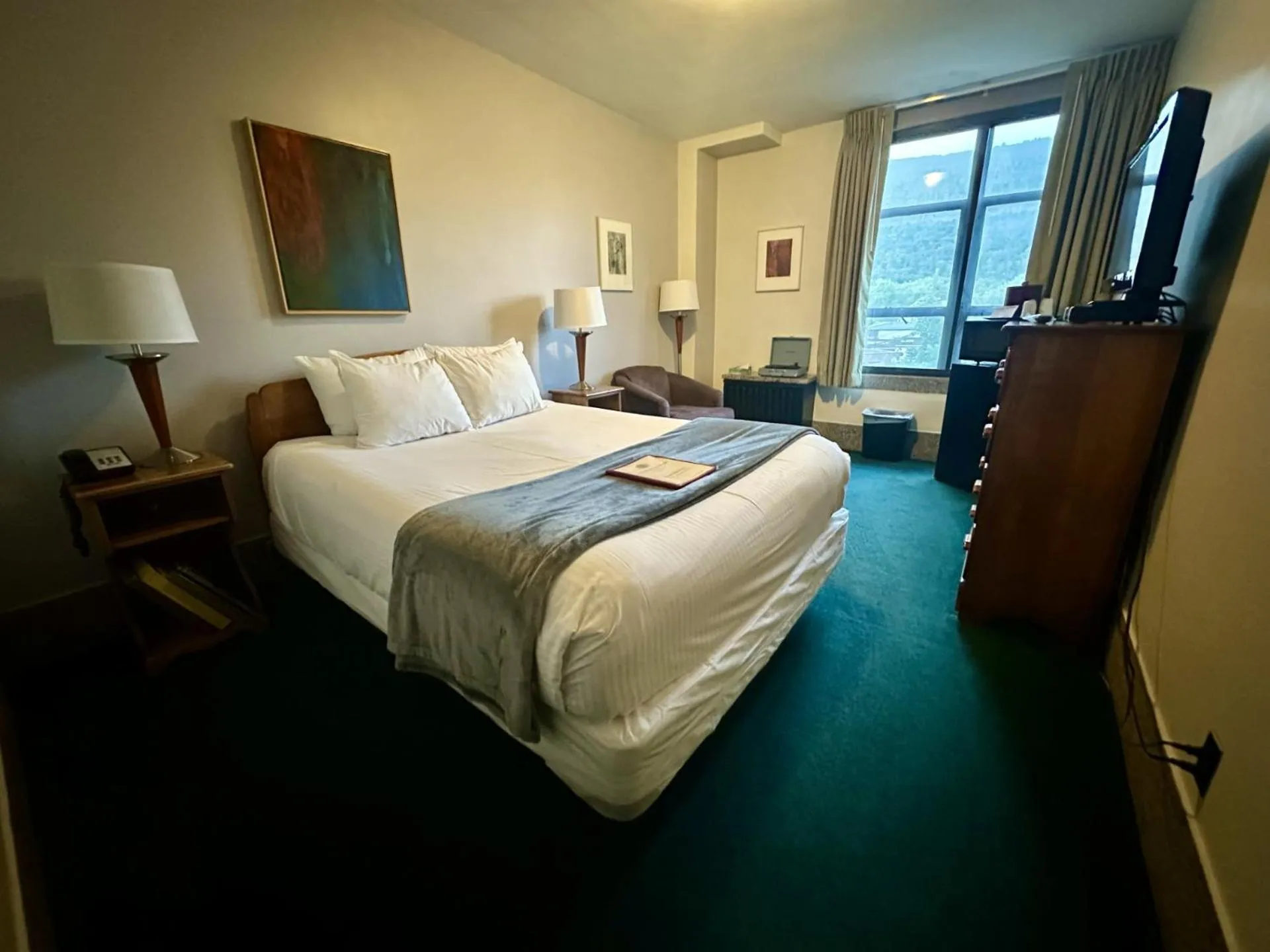 Bed in Latchis Hotel