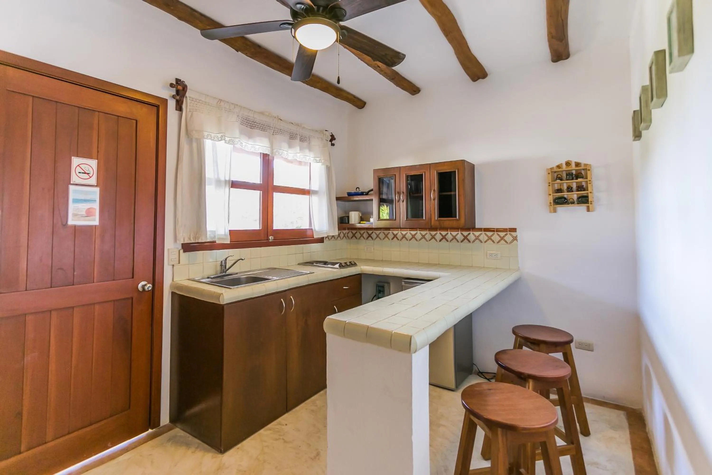 Kitchen or kitchenette in Villas Margaritas Holbox