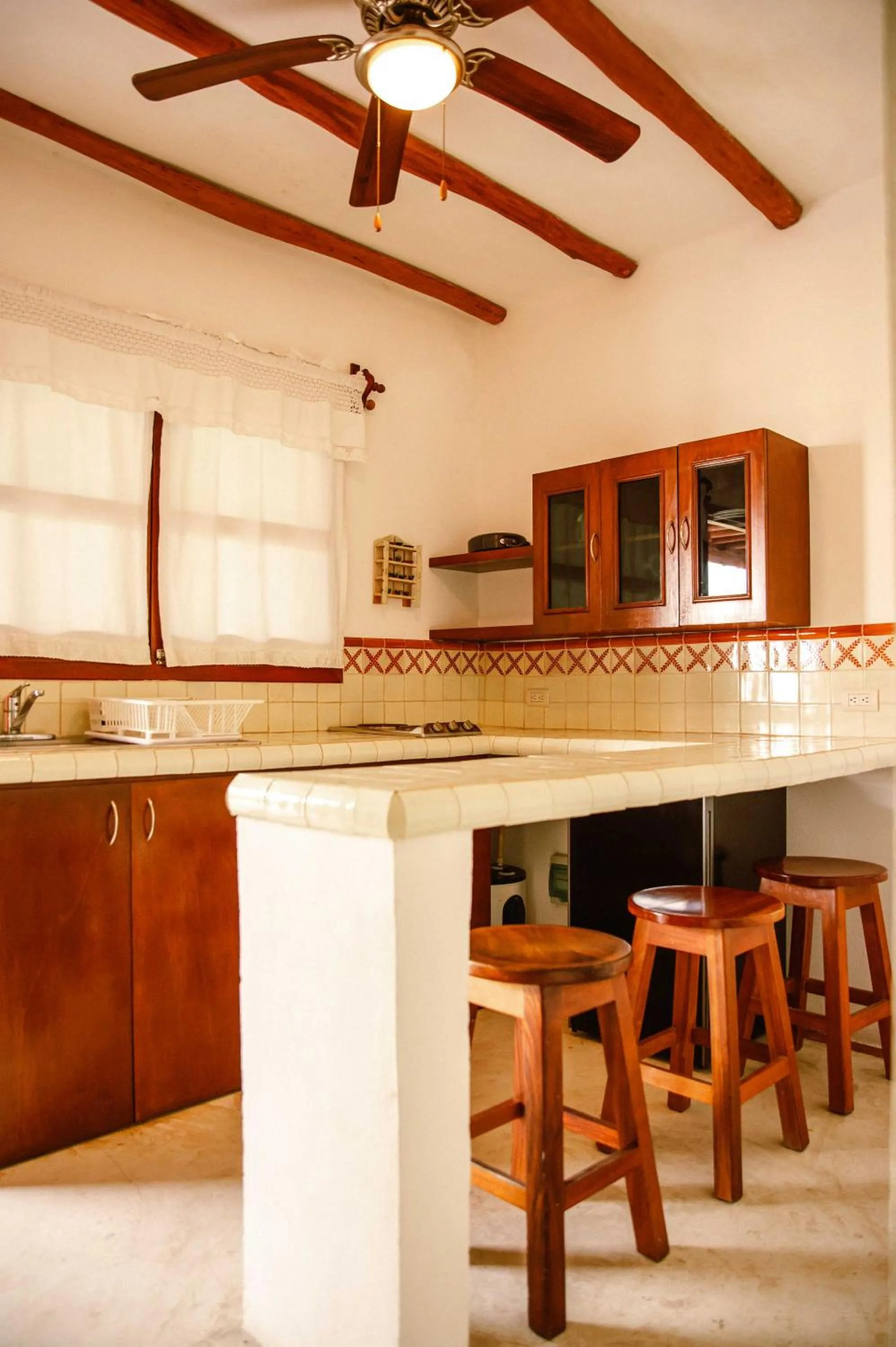Kitchen or kitchenette in Villas Margaritas Holbox