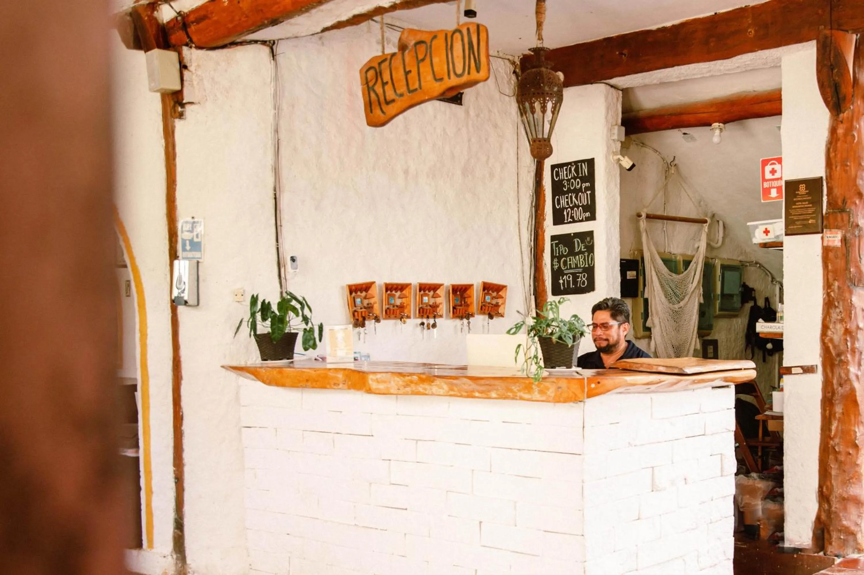 Lobby or reception in Villas Margaritas Holbox