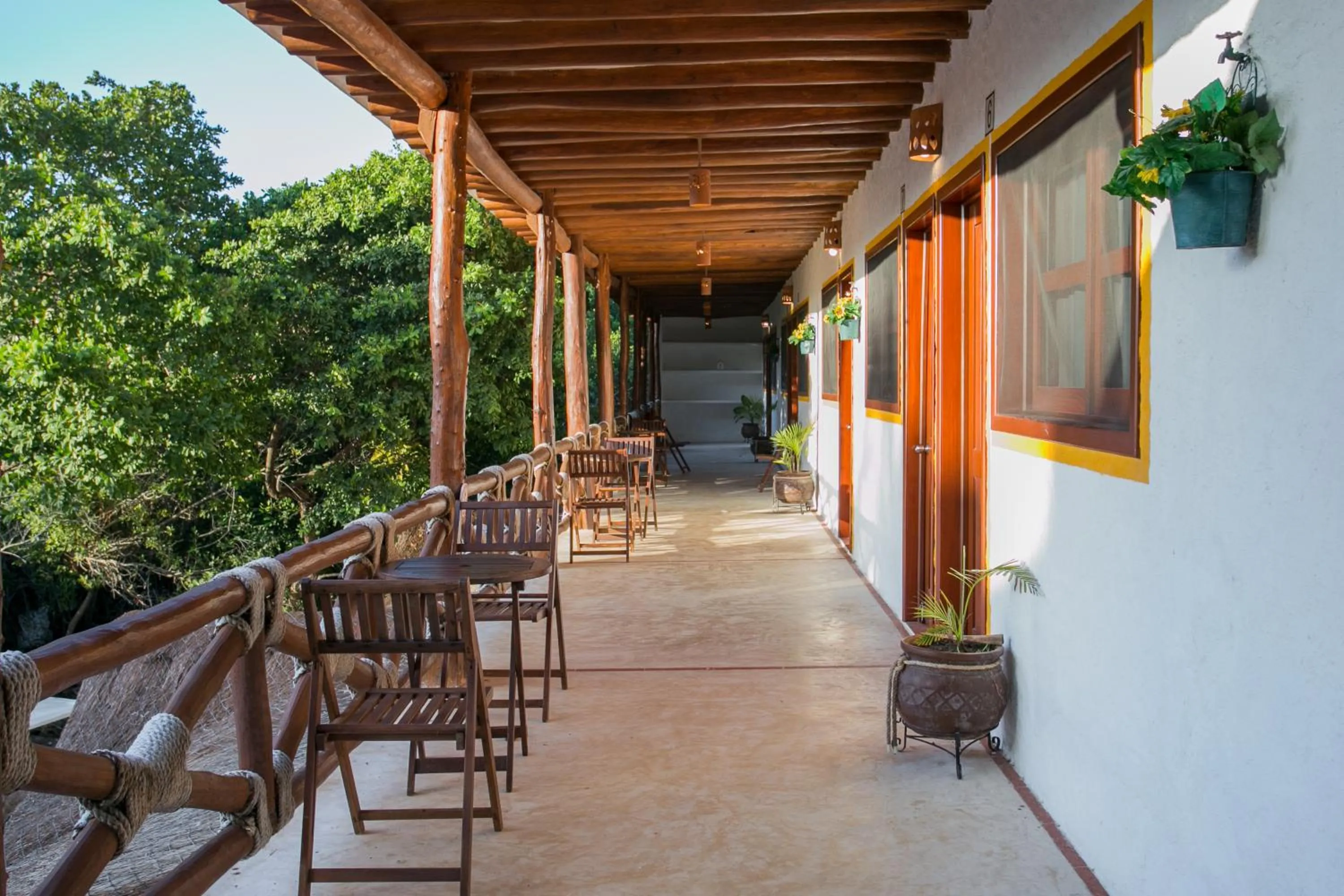 Patio in Villas Margaritas Holbox