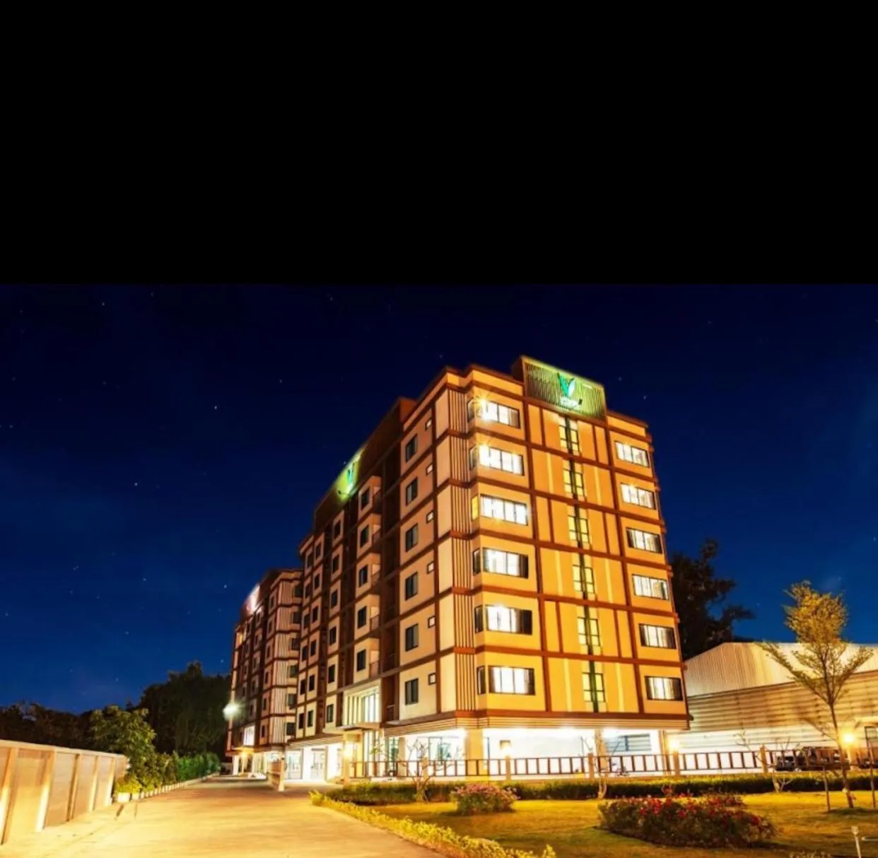 Property building in V-twin Donjan Service Apartment