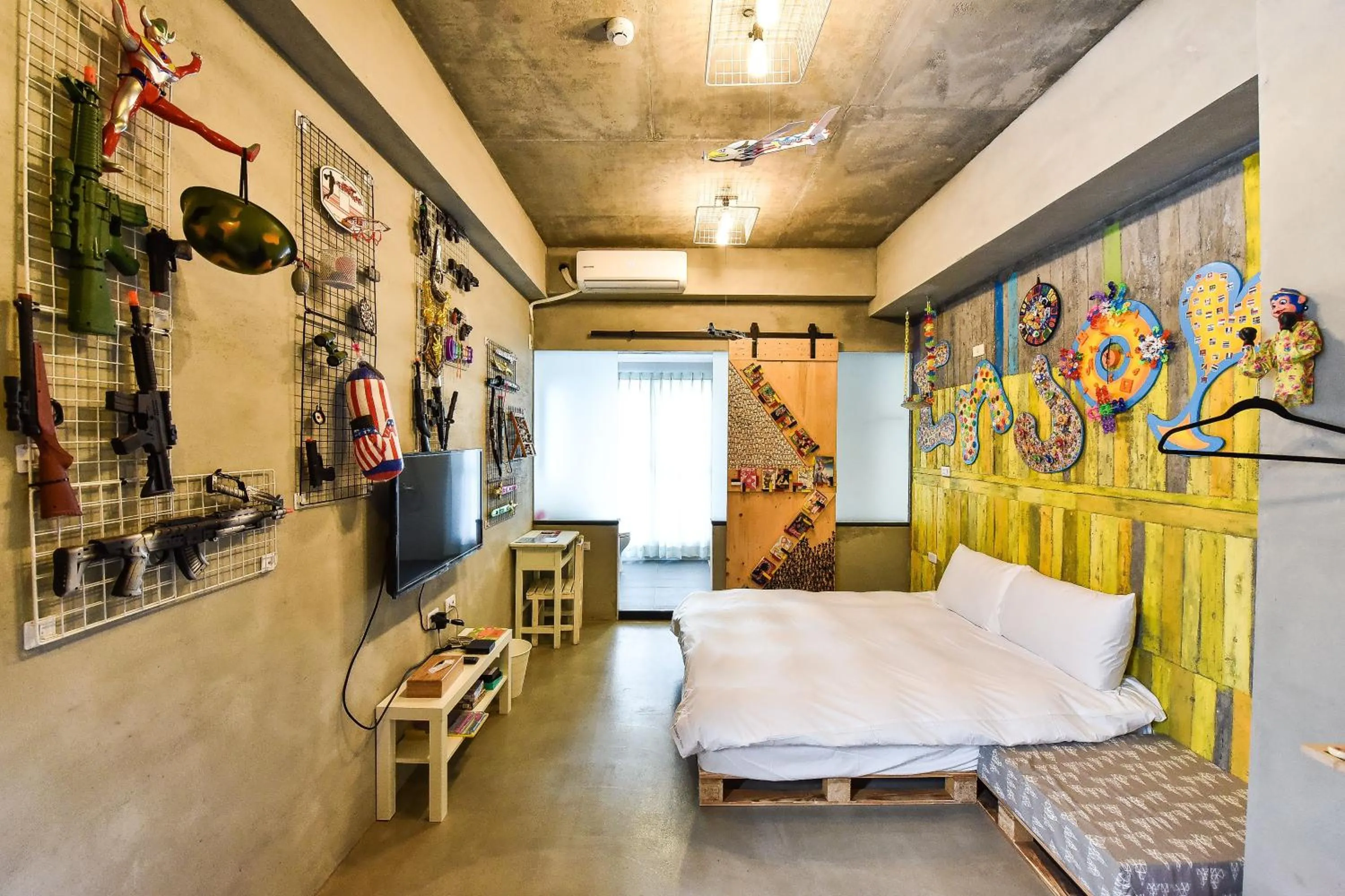 Photo of the whole room, Bed in Anping Wikid Design Hotel