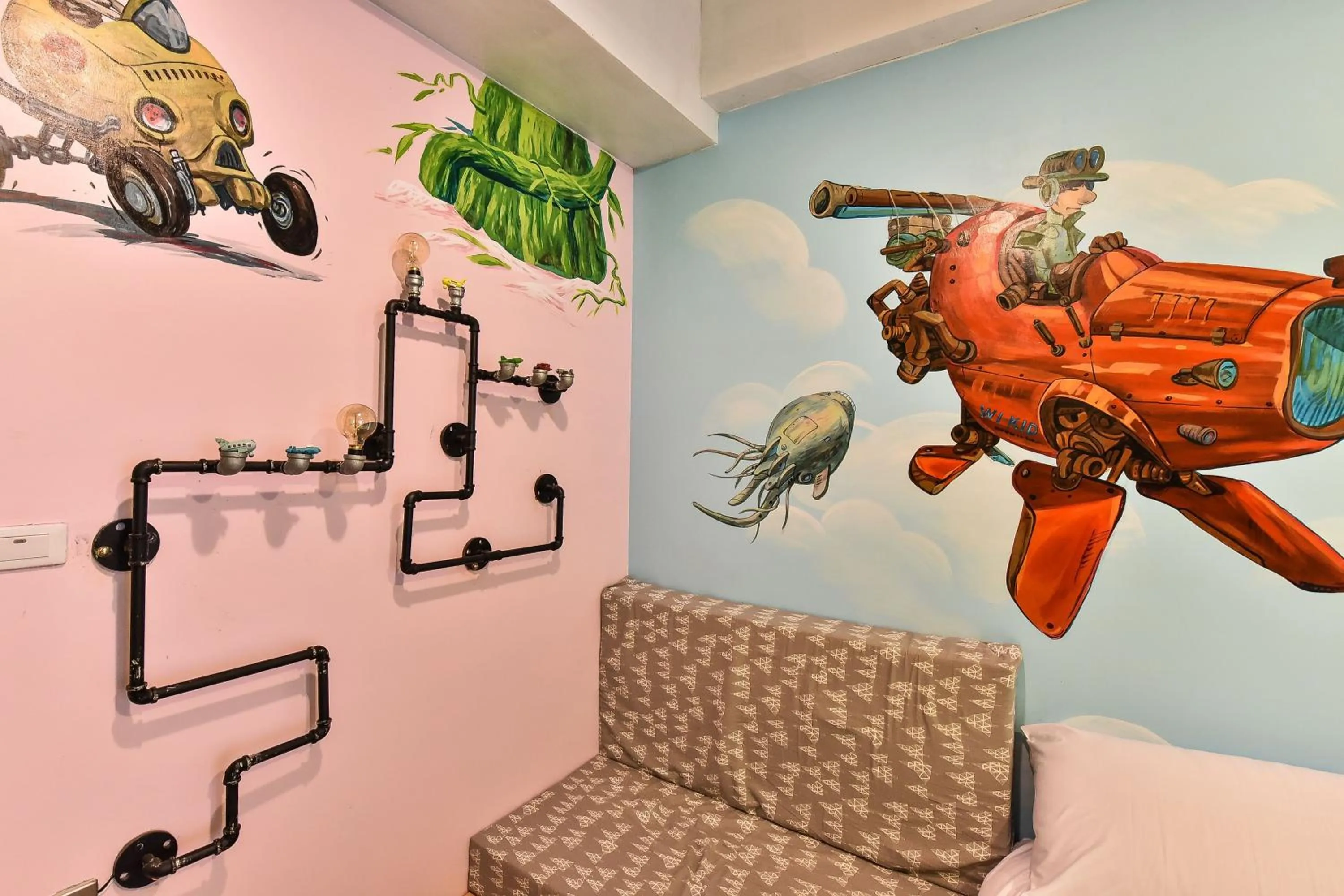 Decorative detail in Anping Wikid Design Hotel