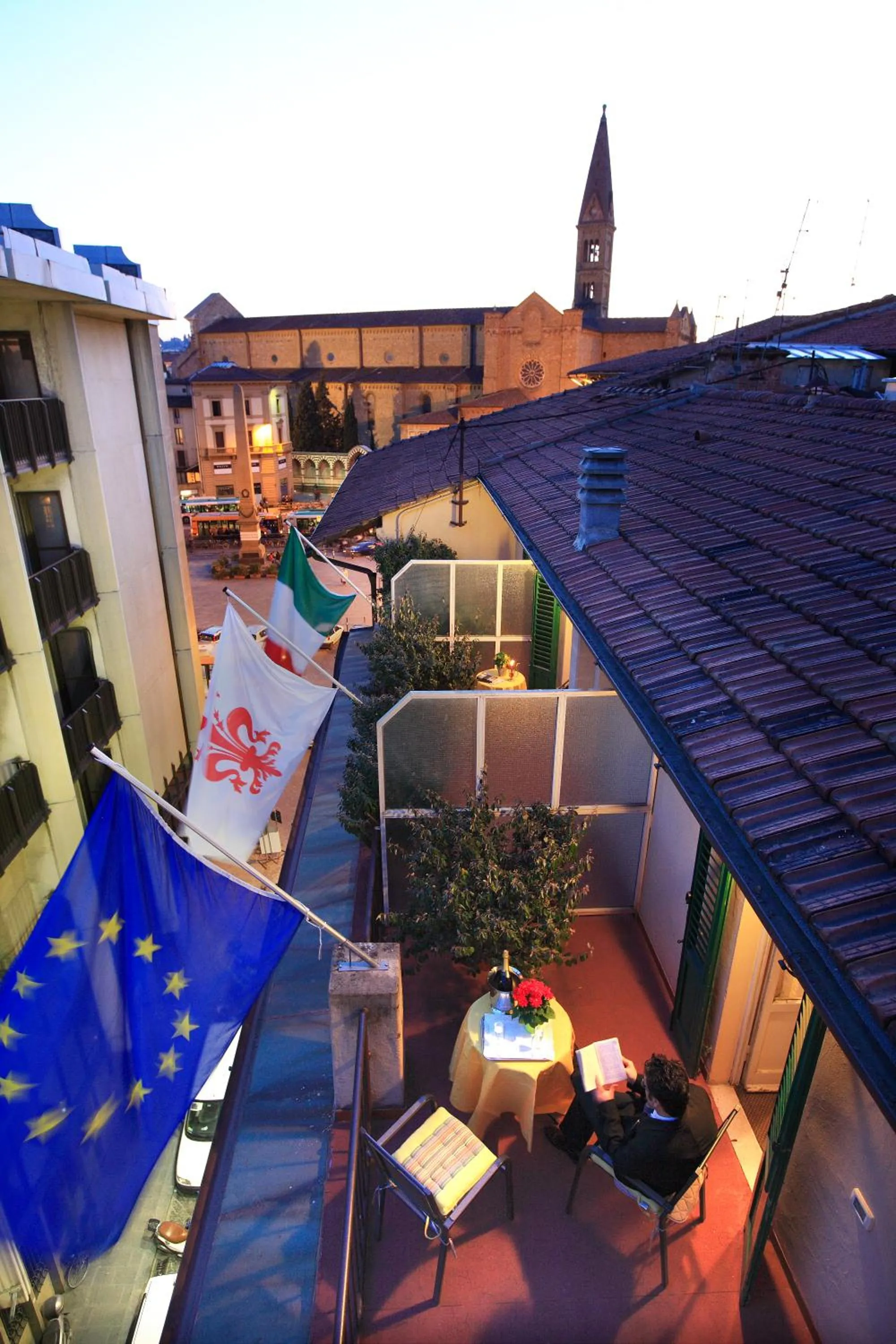 Balcony/Terrace in Hotel S.Giorgio & Olimpic
