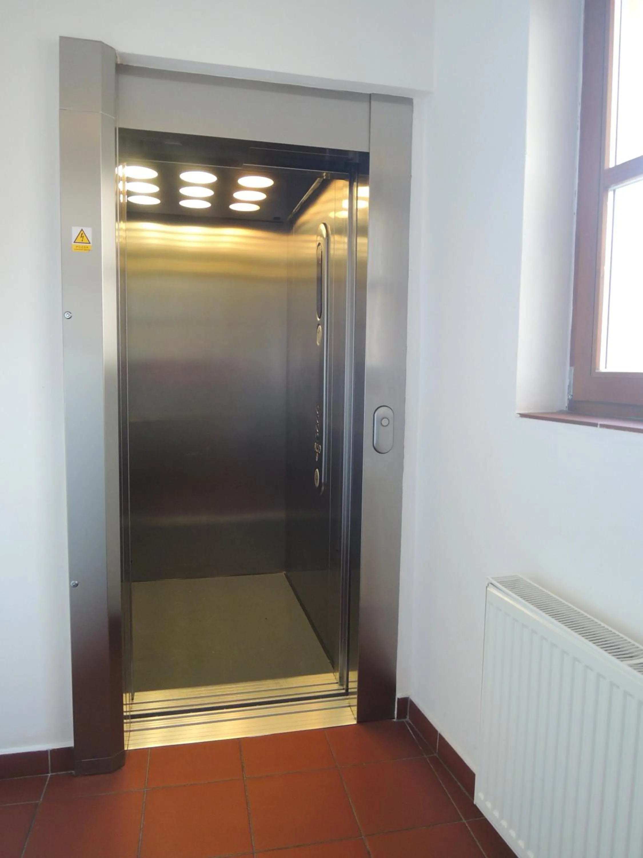 elevator in Hotel Praha