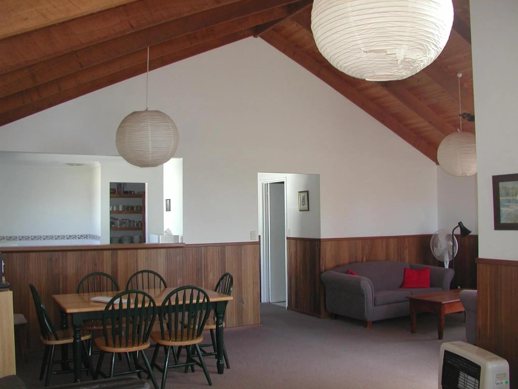 Living room in Rainbow House