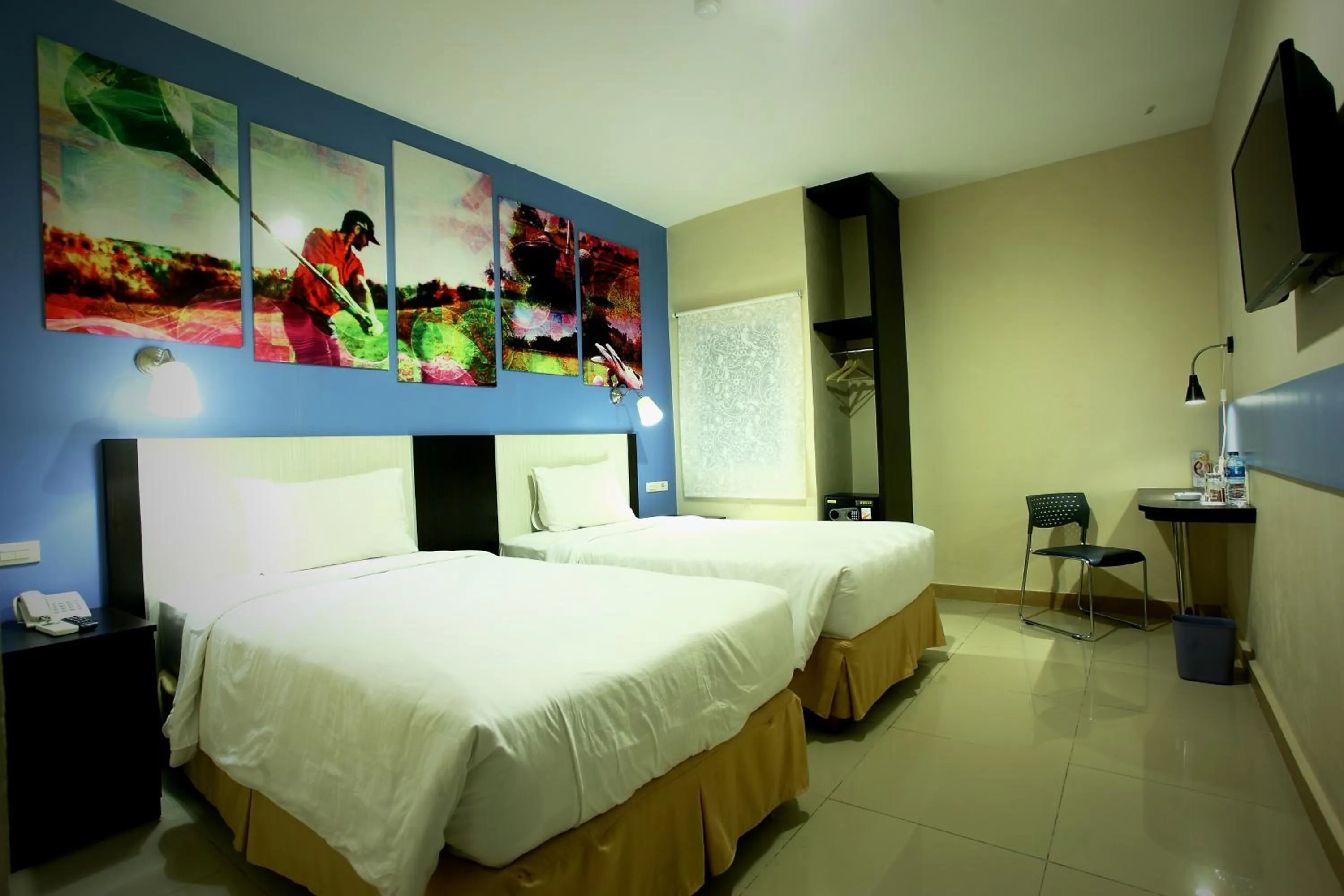 Bed in Sinar Sport Hotel