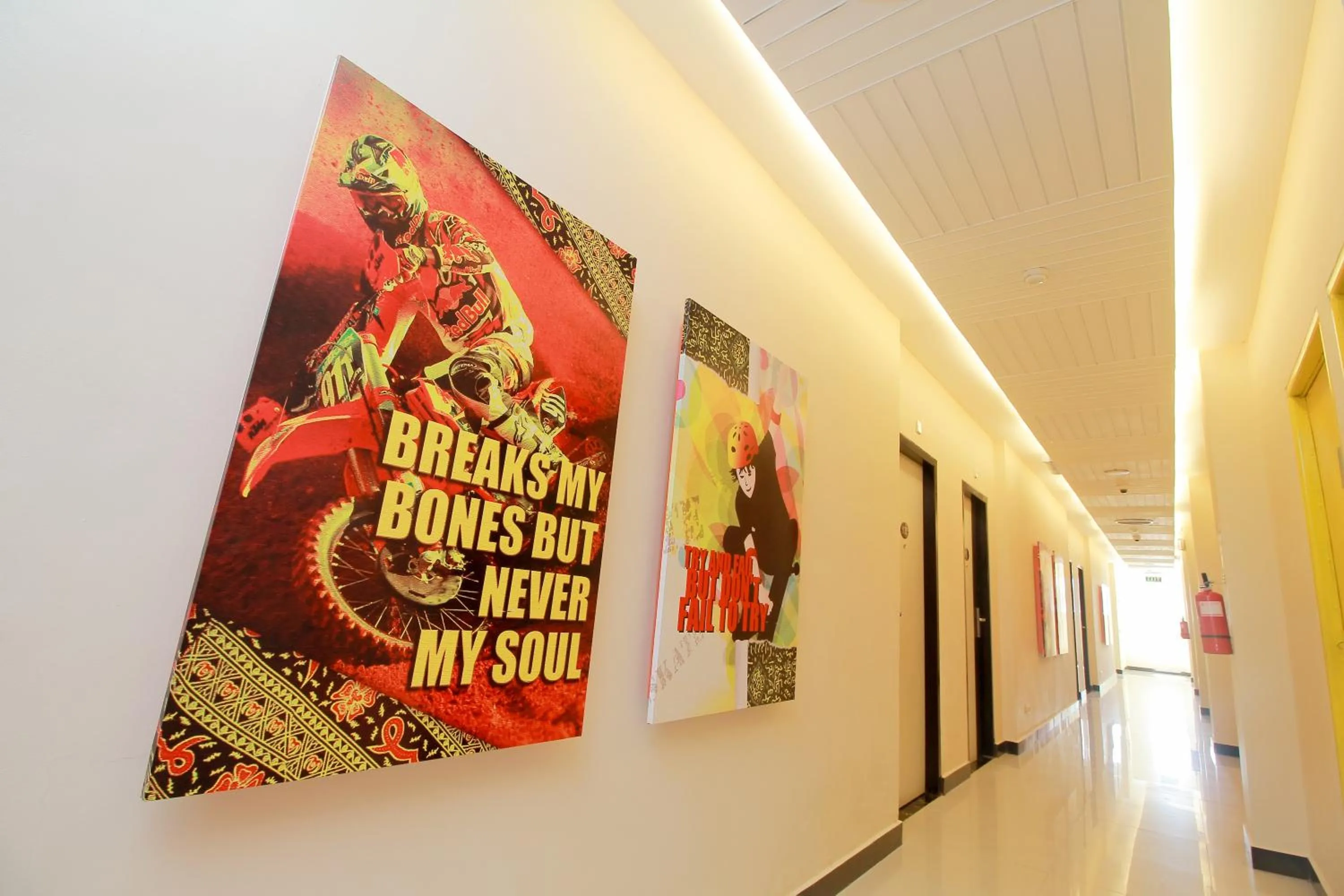 Decorative detail in Sinar Sport Hotel