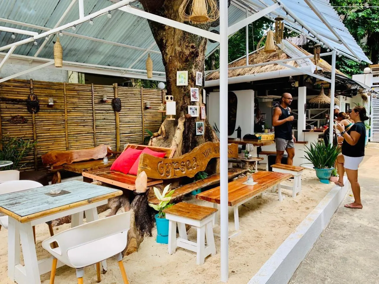 Patio in Everrich Boutique Resort Boracay