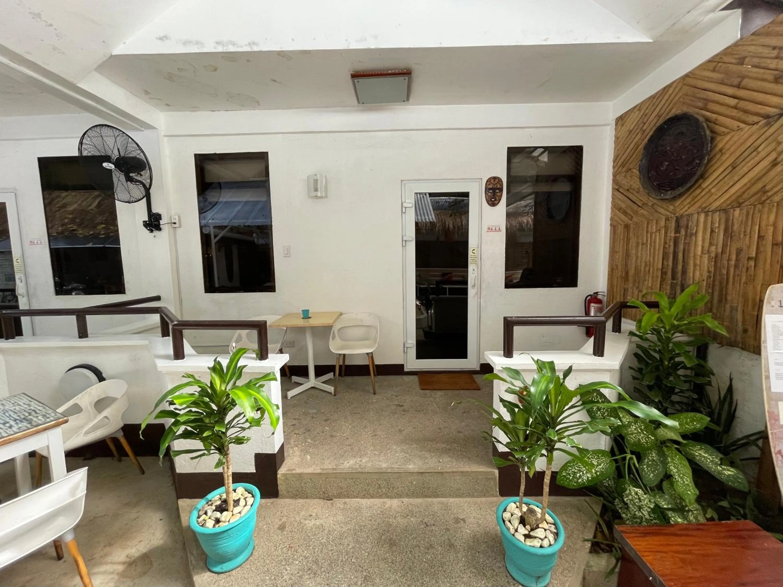 Patio in Everrich Boutique Resort Boracay