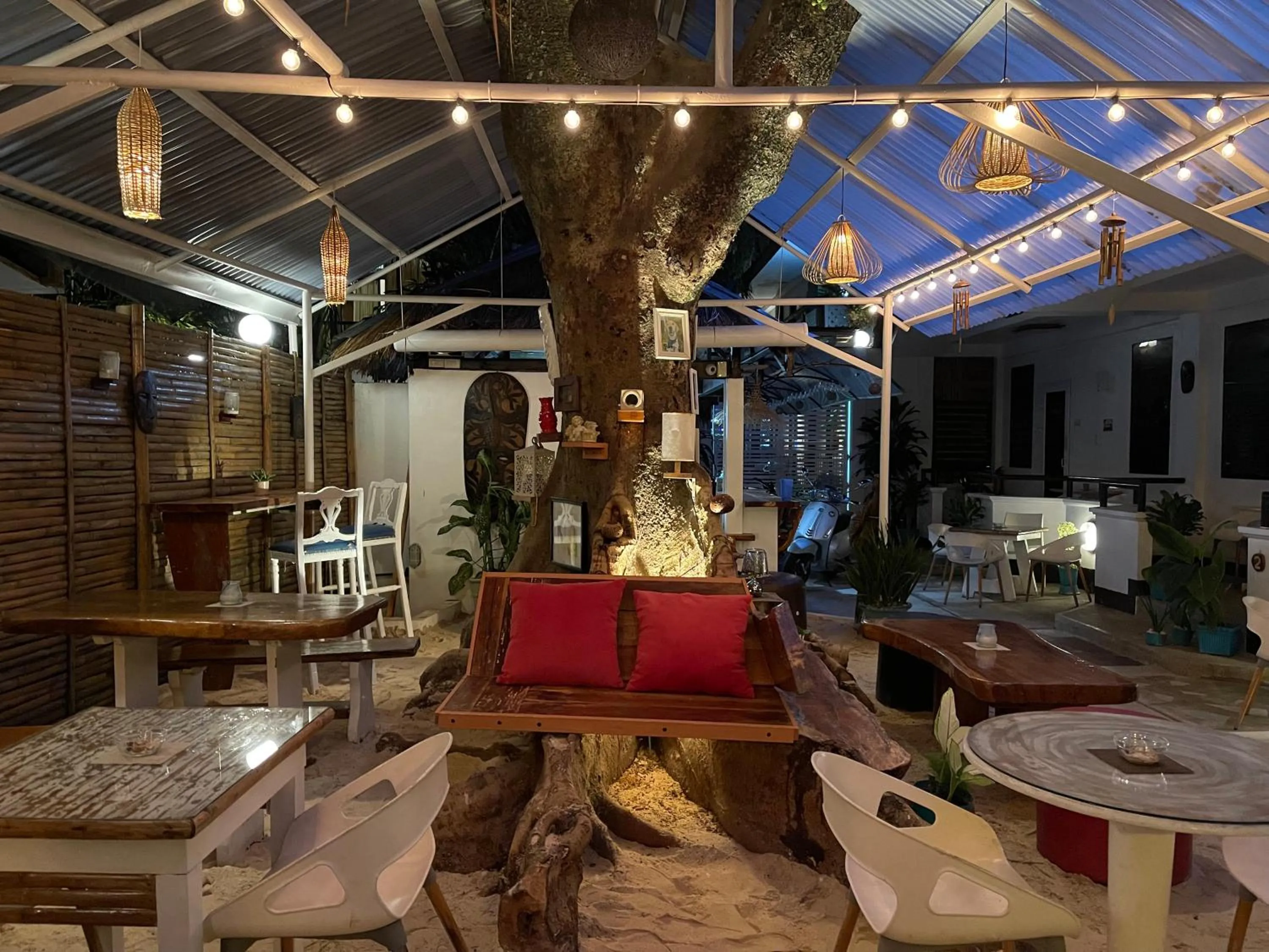 Patio in Everrich Boutique Resort Boracay