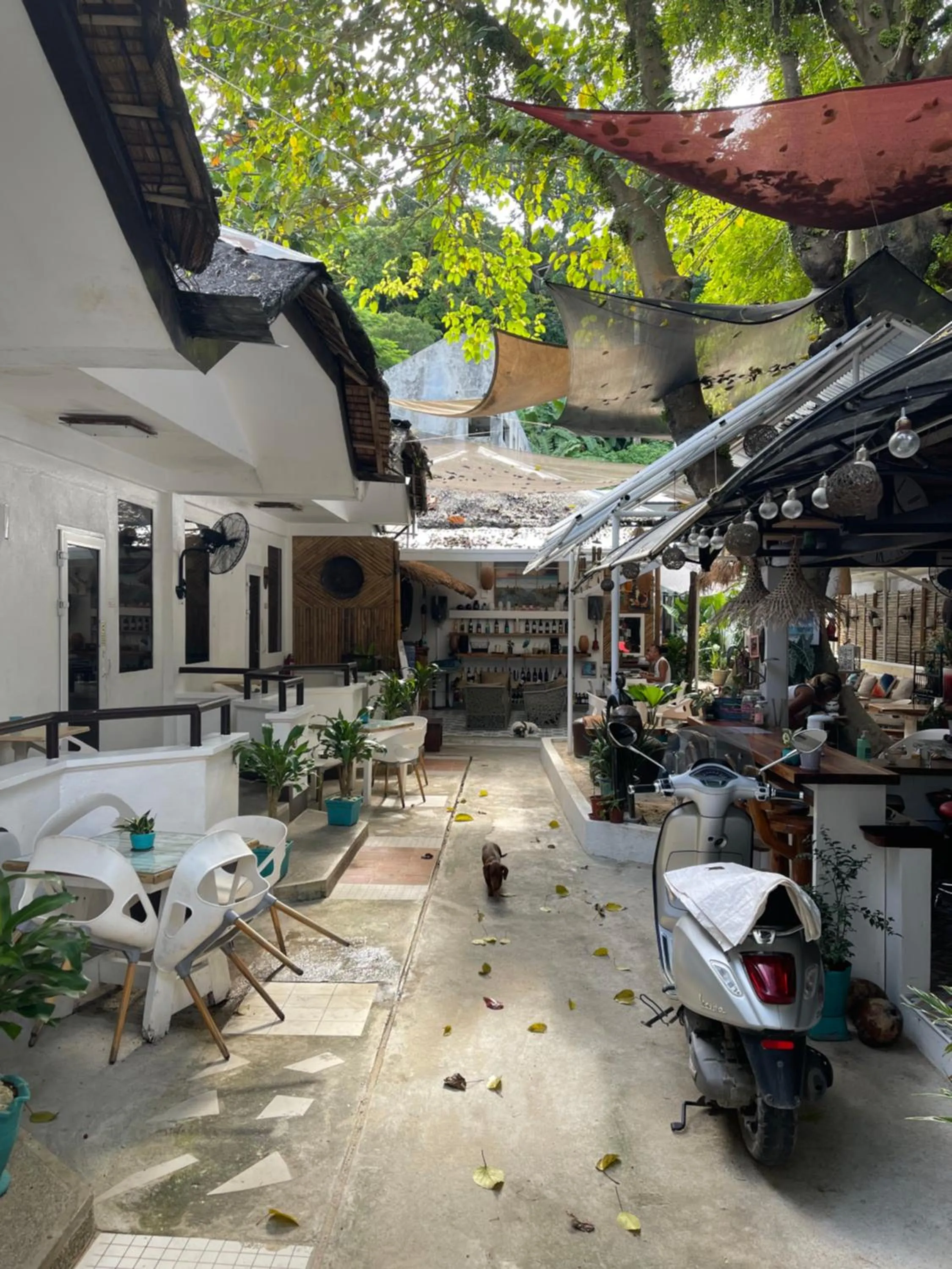 Patio in Everrich Boutique Resort Boracay