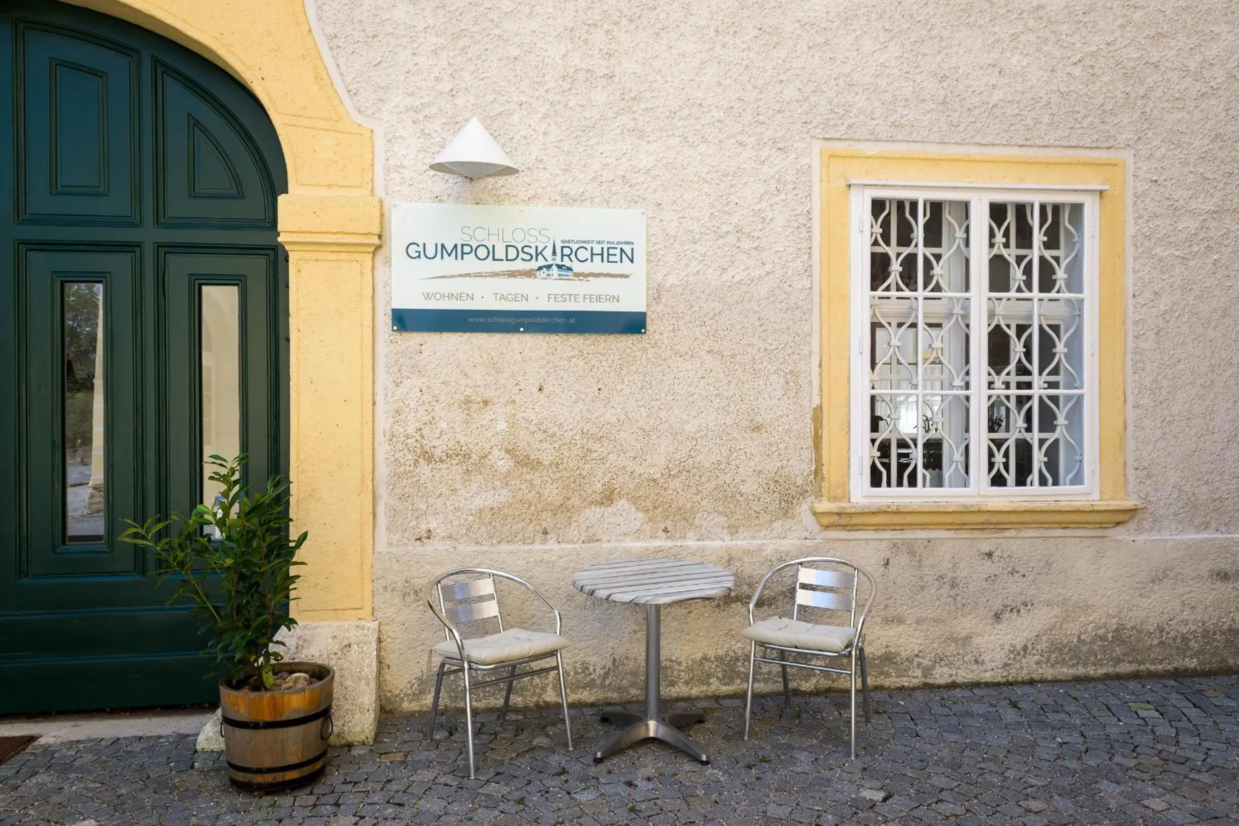 Facade/entrance in Schloss Gumpoldskirchen