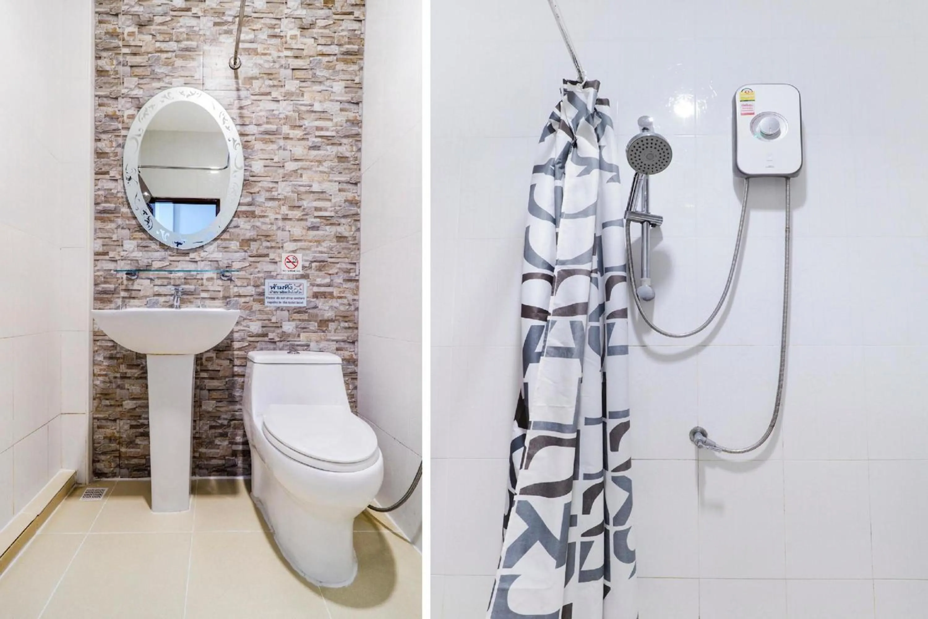 Bathroom in Capital O 727 Be One Resort