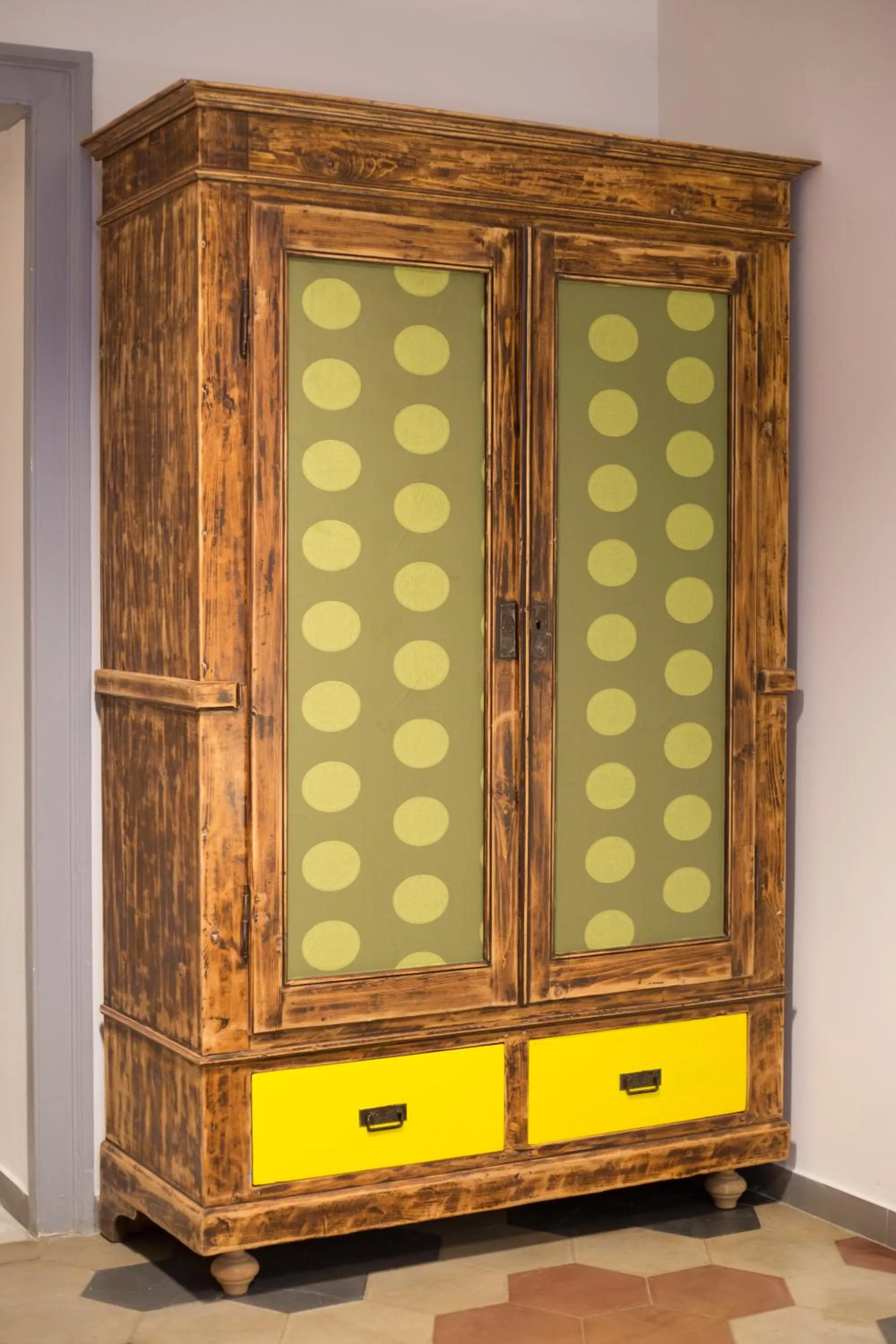 Decorative detail in The Foria House by House In Naples