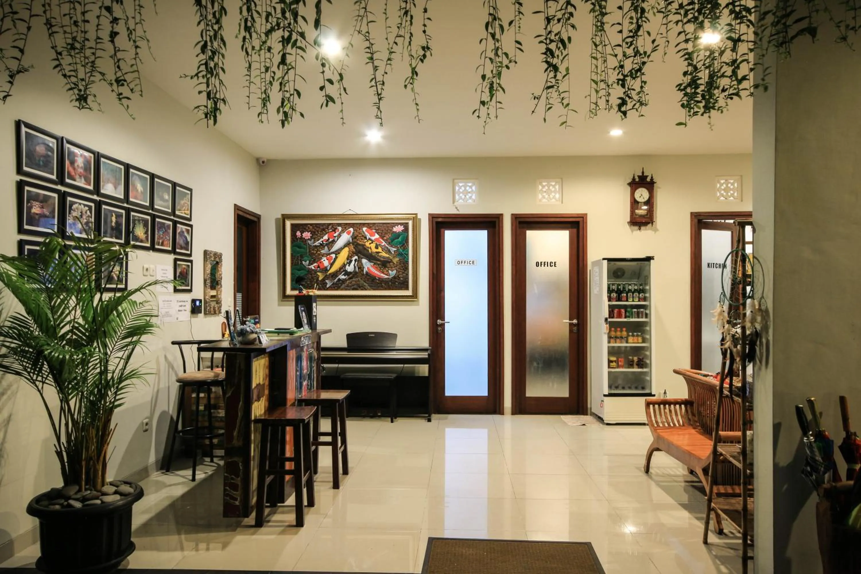 Lobby or reception in Dewi Villa Padangbai Hotel