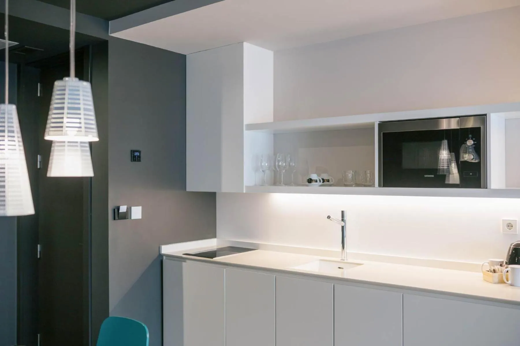 Kitchen or kitchenette in MYR Plaza Mercado & Spa