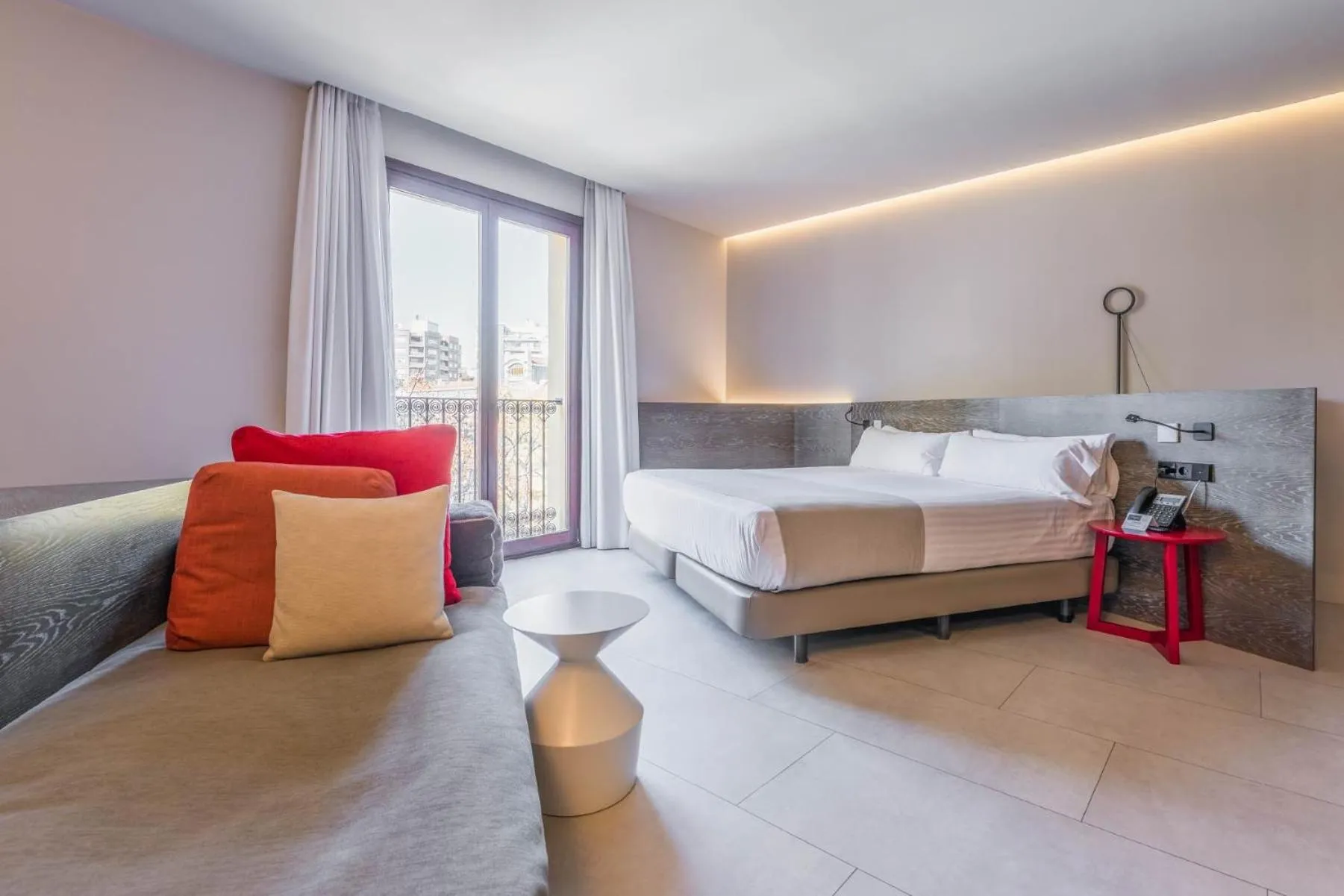 Bed in MYR Plaza Mercado & Spa