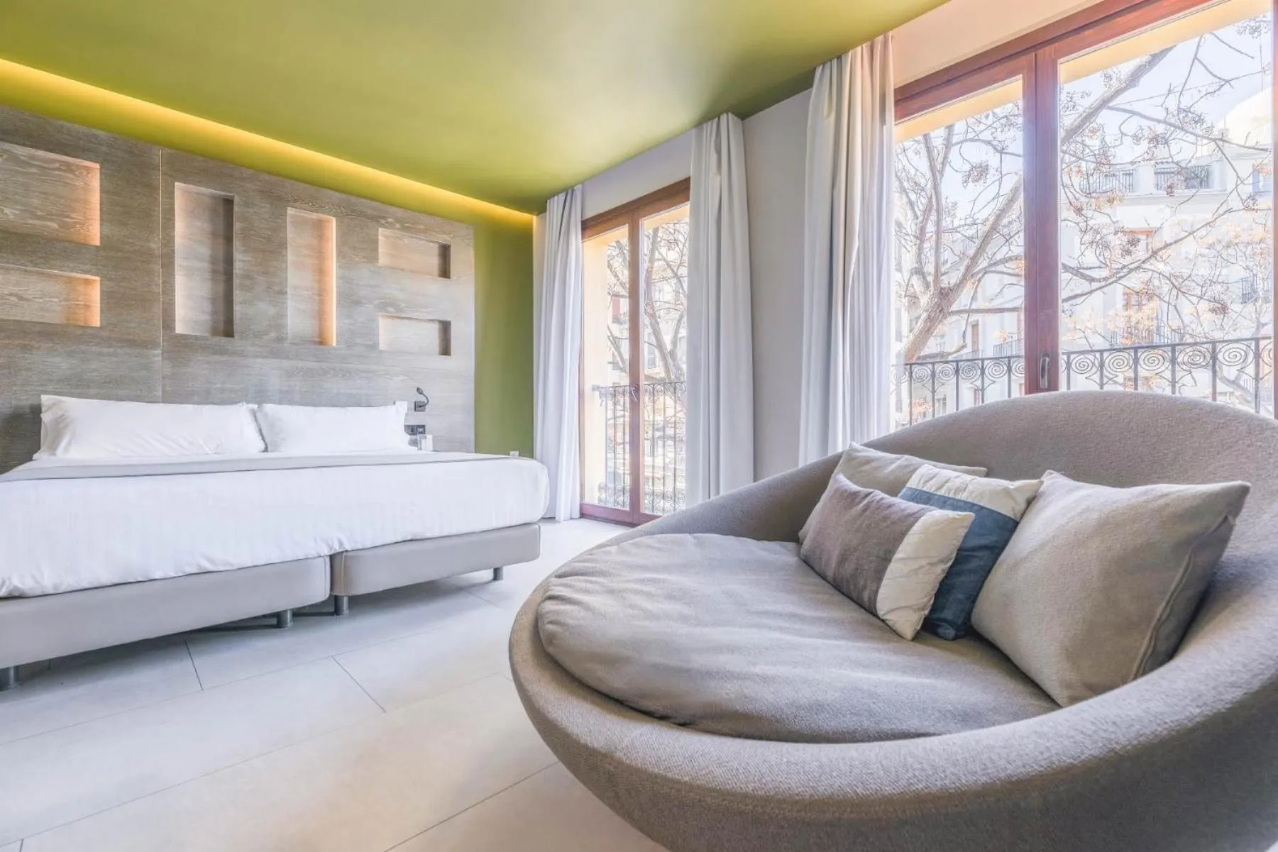 Bed in MYR Plaza Mercado & Spa