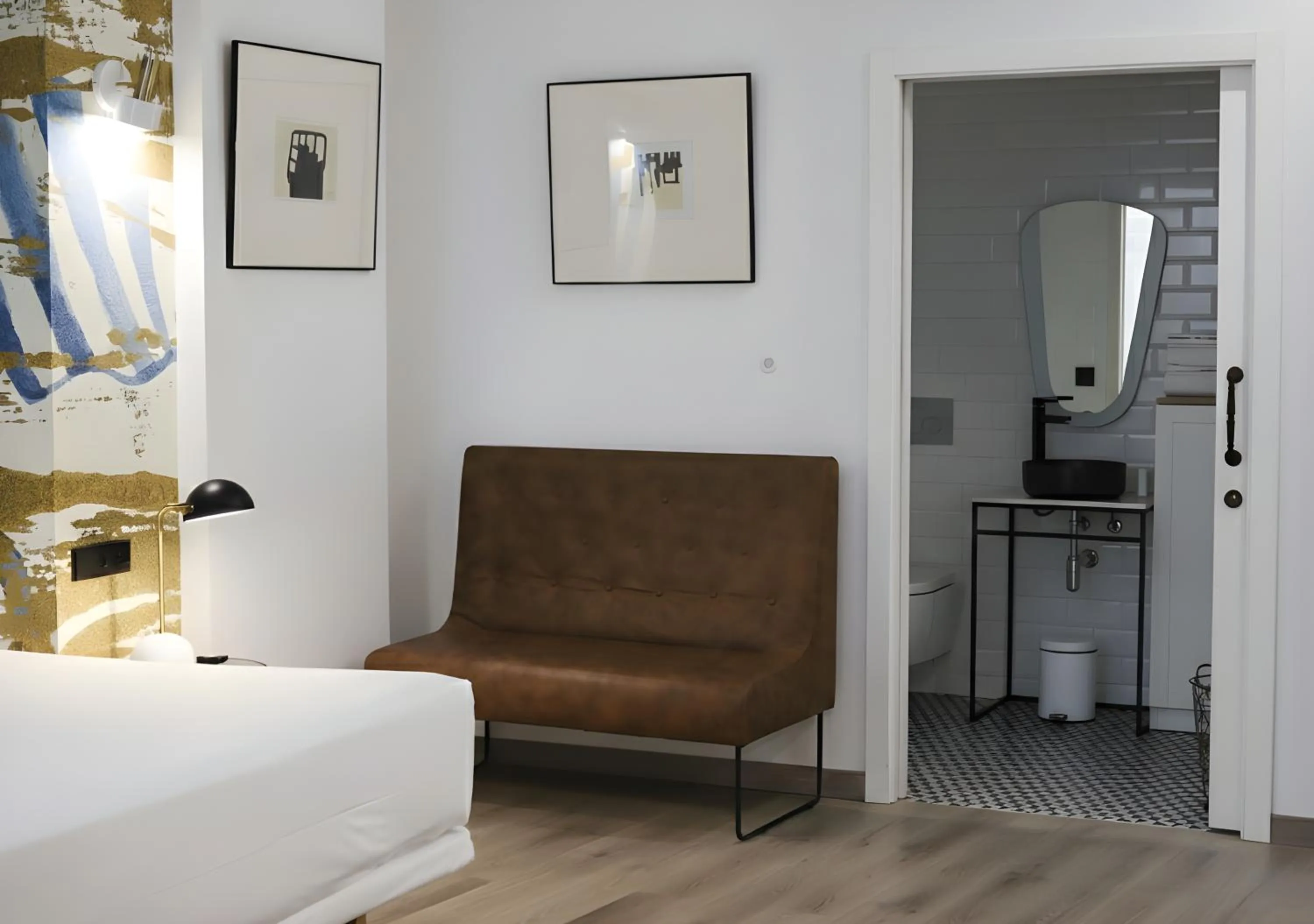 Seating area, Bed in MYR Plaza Mercado & Spa