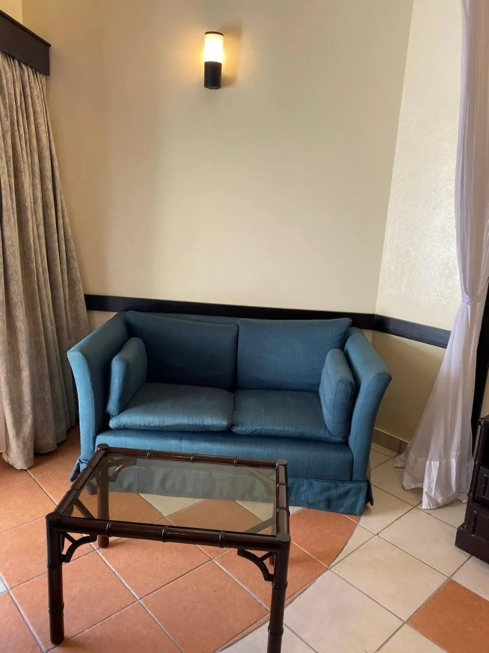 Seating area in Mombasa Continental Resort