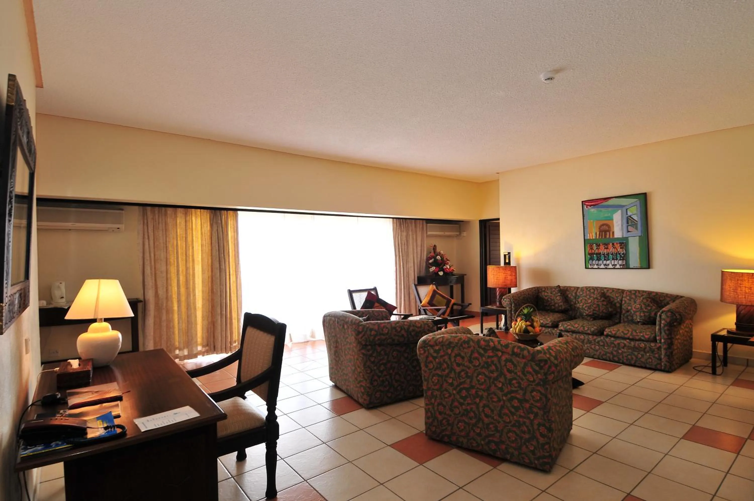 Living room in Mombasa Continental Resort