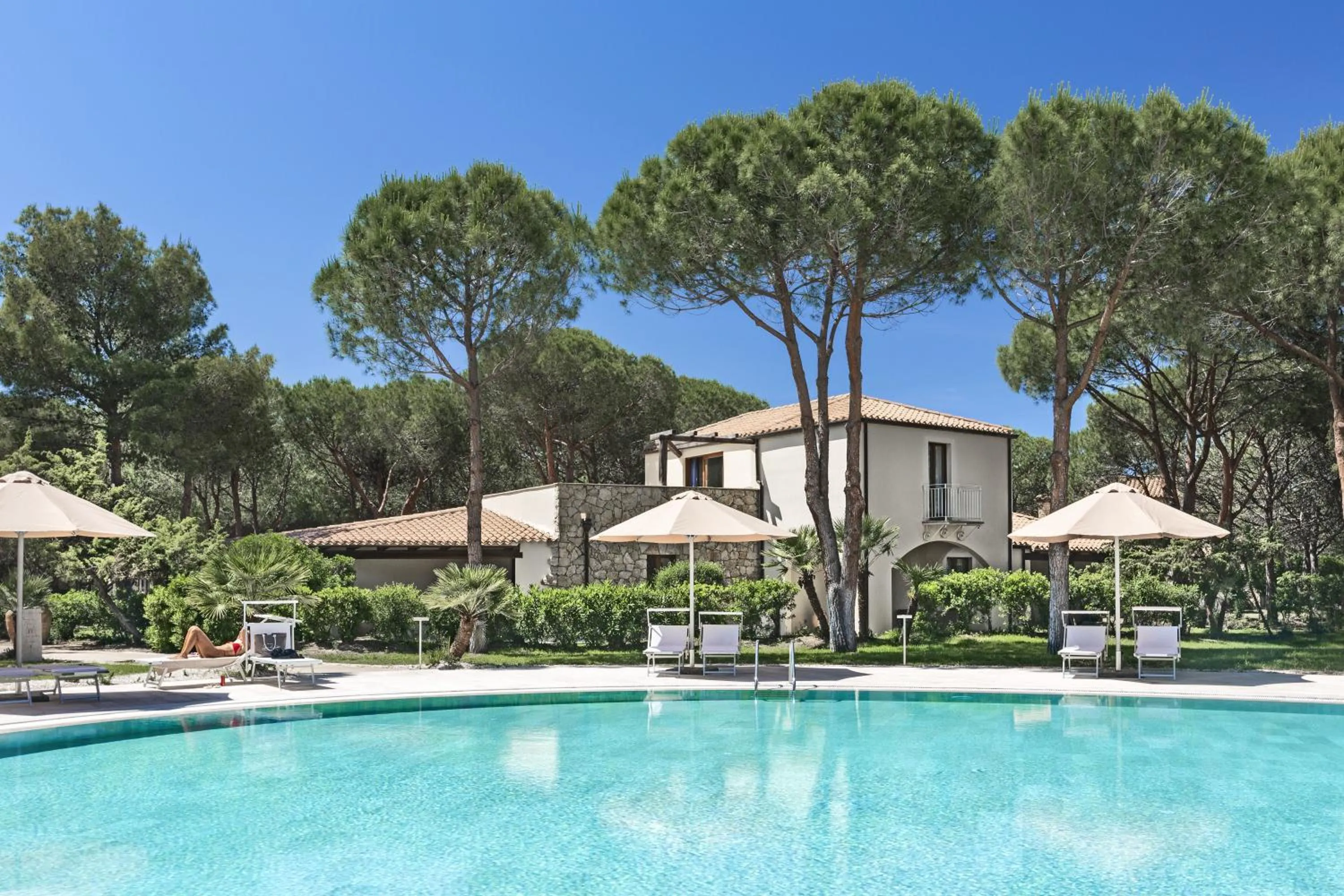 Pool view in Is Arenas Resort
