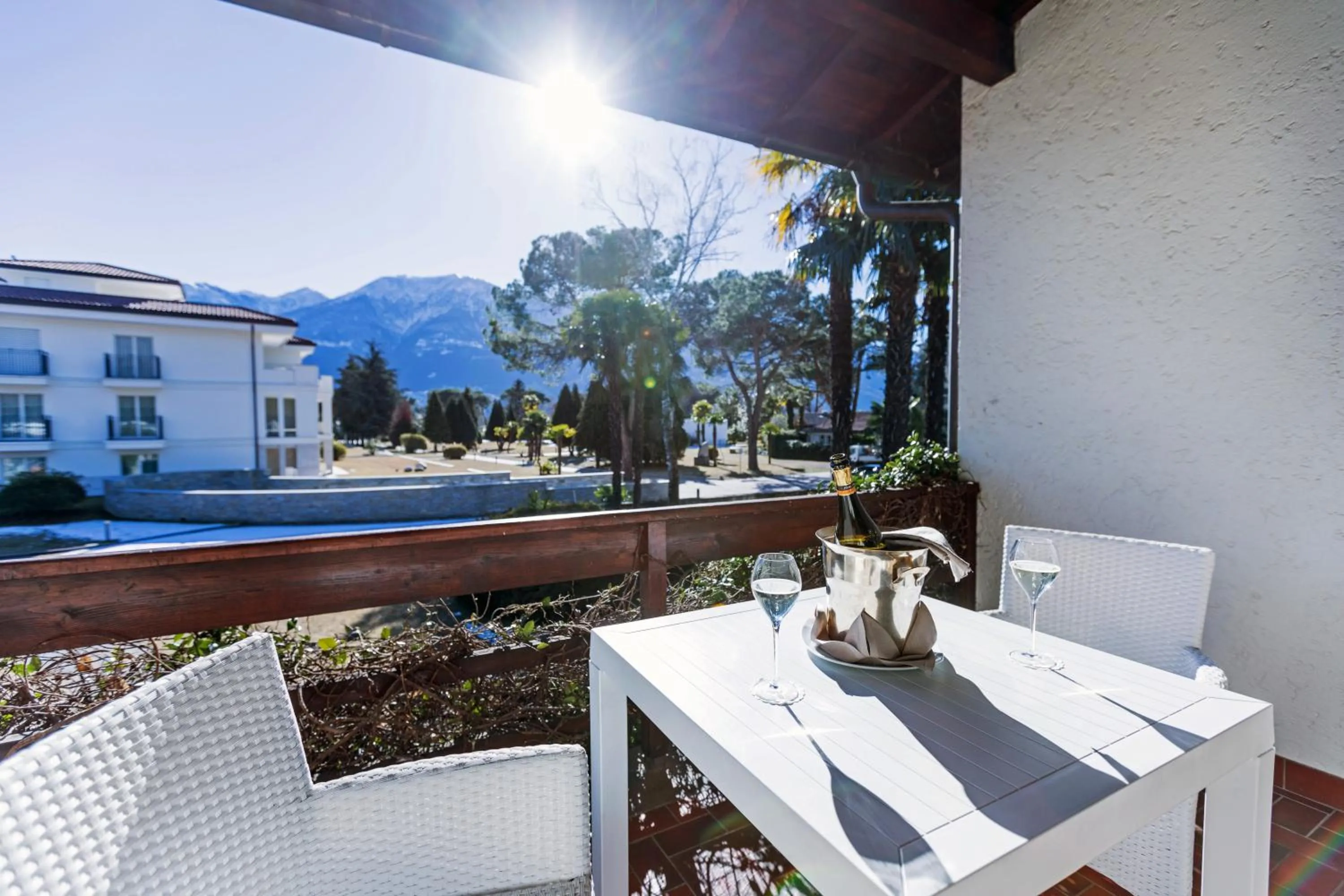Balcony/Terrace in Villa Favorita - Parkhotel Delta