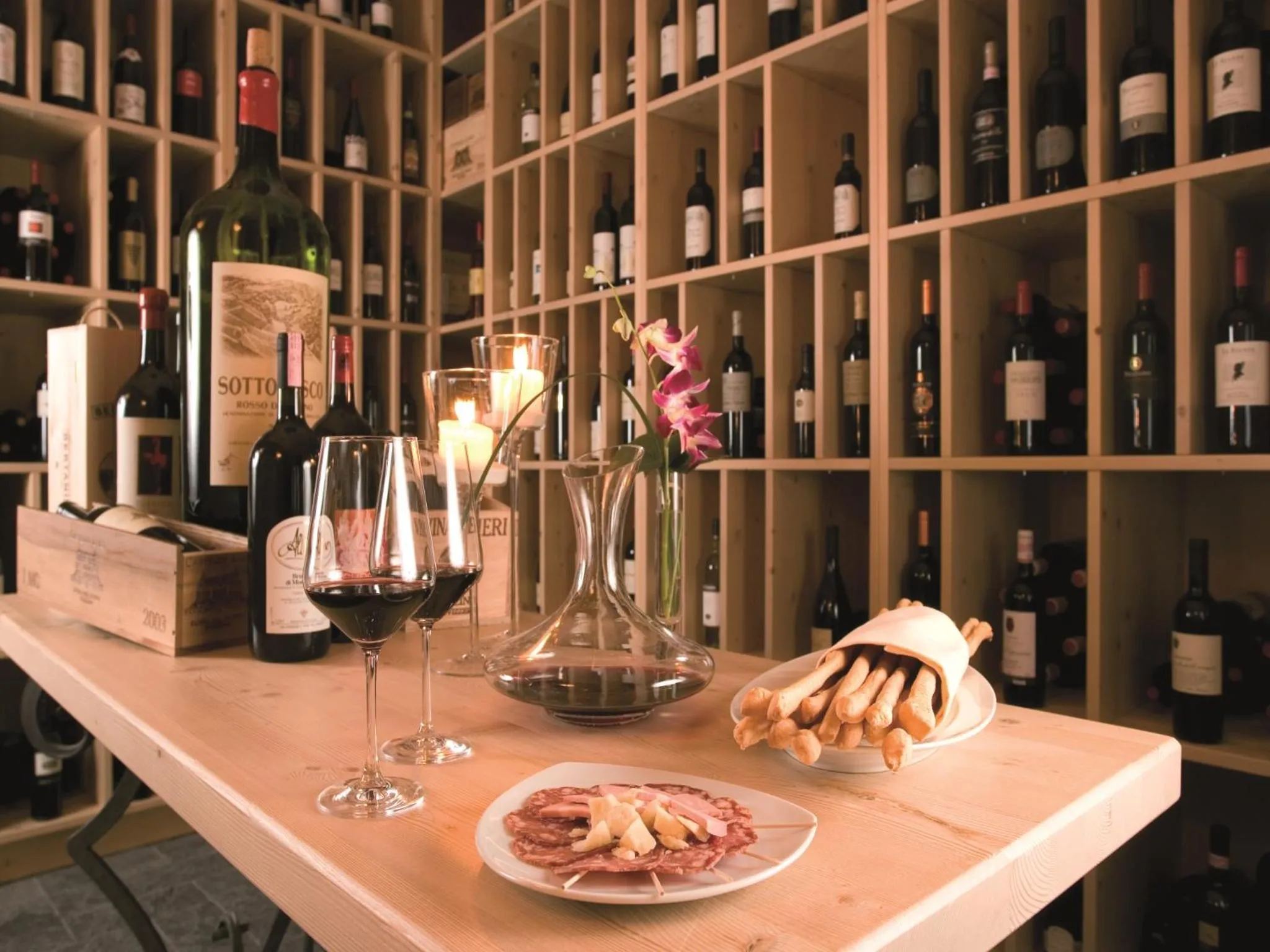 Drinks in Villa Favorita - Parkhotel Delta