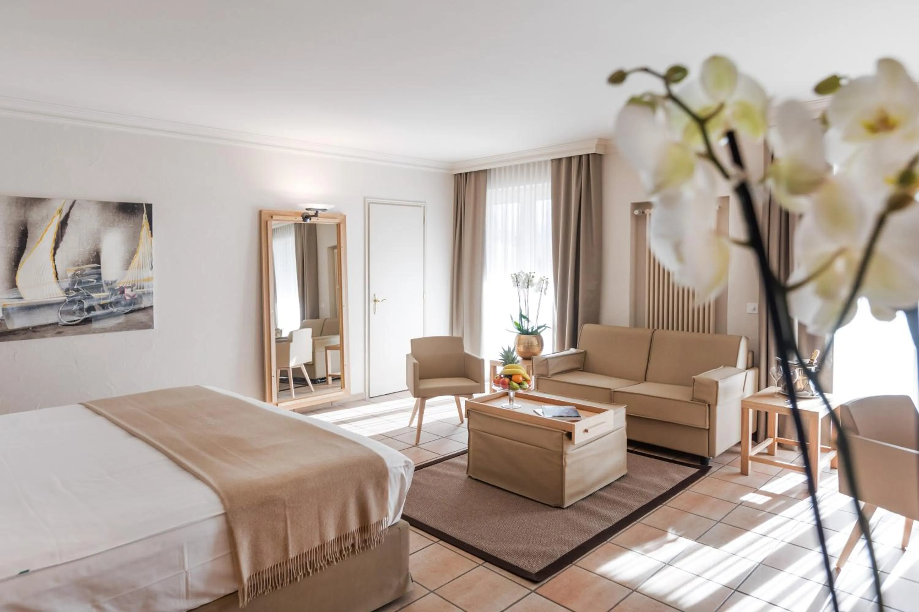 Bedroom, Bed in Villa Favorita - Parkhotel Delta