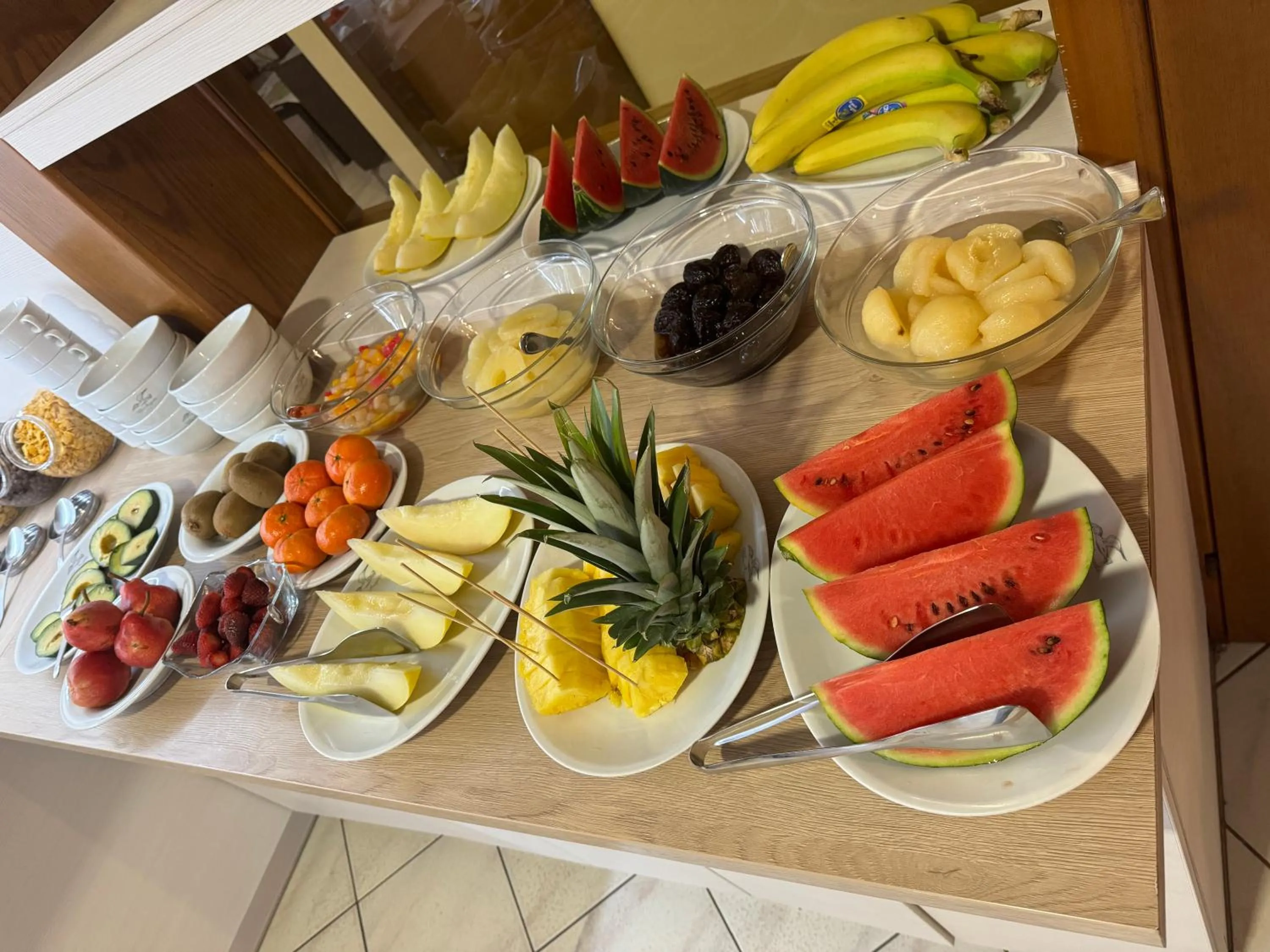 Food and drinks in Hotel Villa Augusta