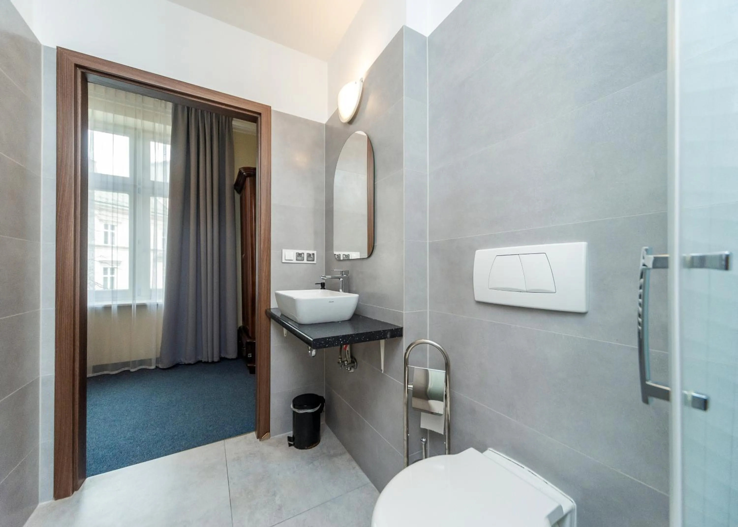 Bathroom in Hotel Marczewski