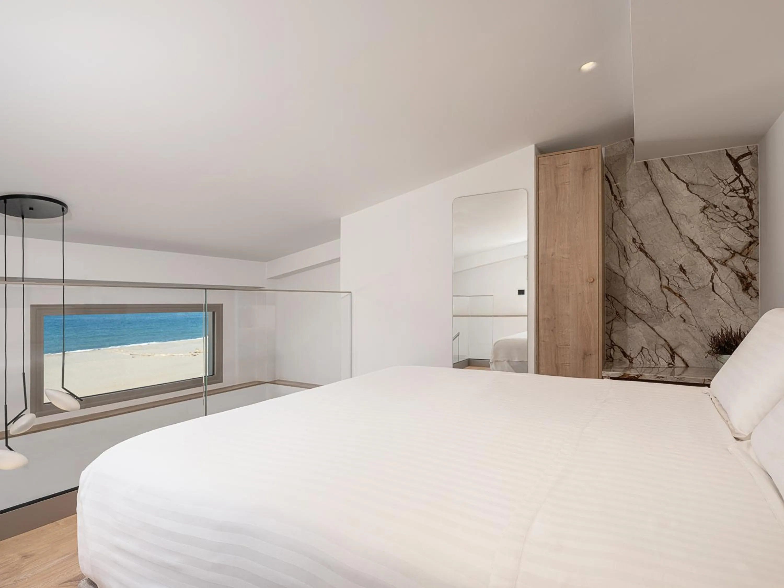 Bedroom, Bed in Iperion Beach Hotel