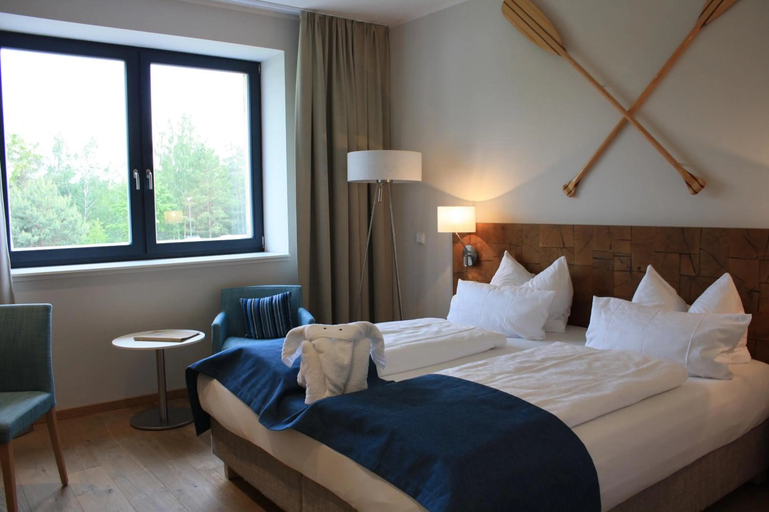 Bed in See- und Waldresort Gröbern