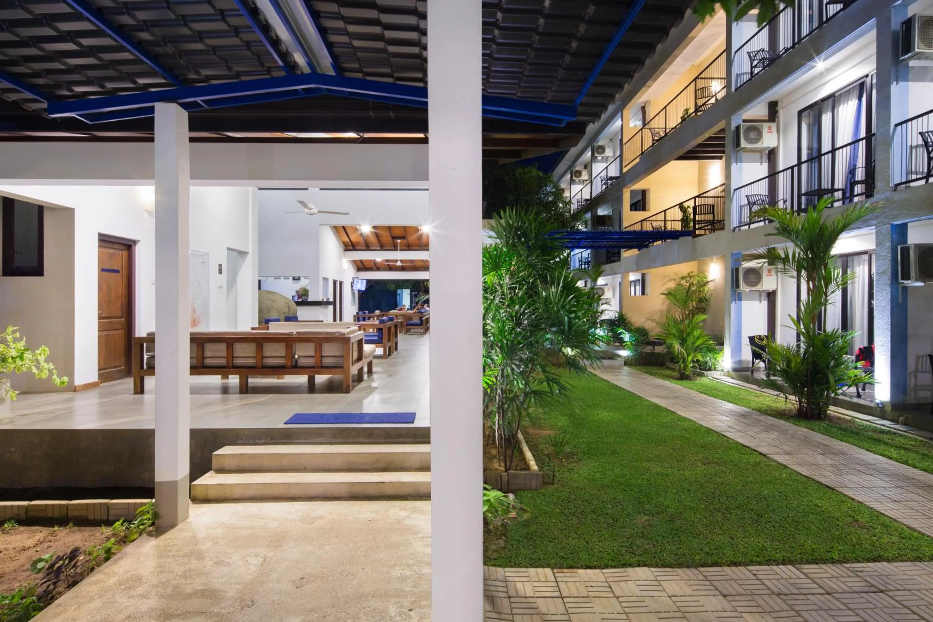 Property building in The Blue Wave Hotel