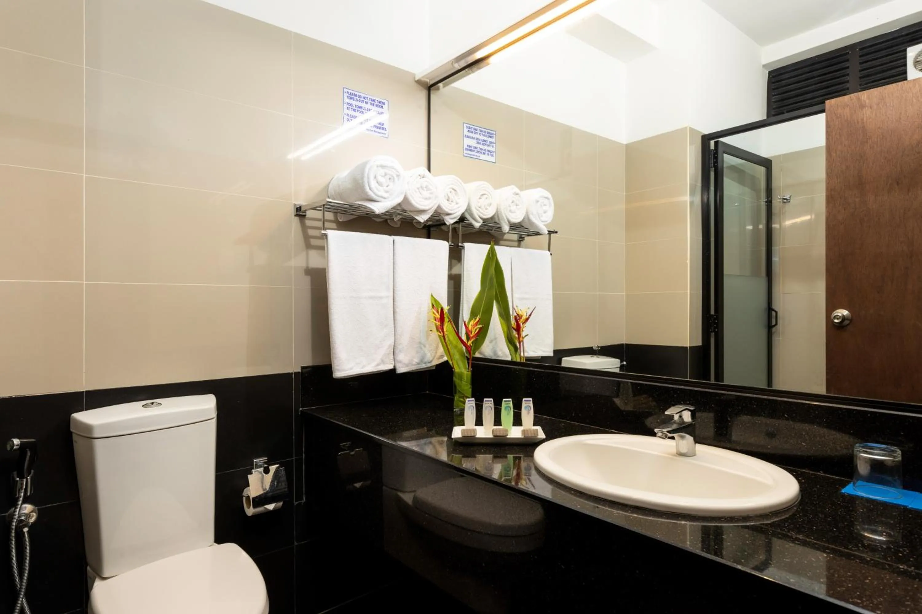 Bathroom in The Blue Wave Hotel