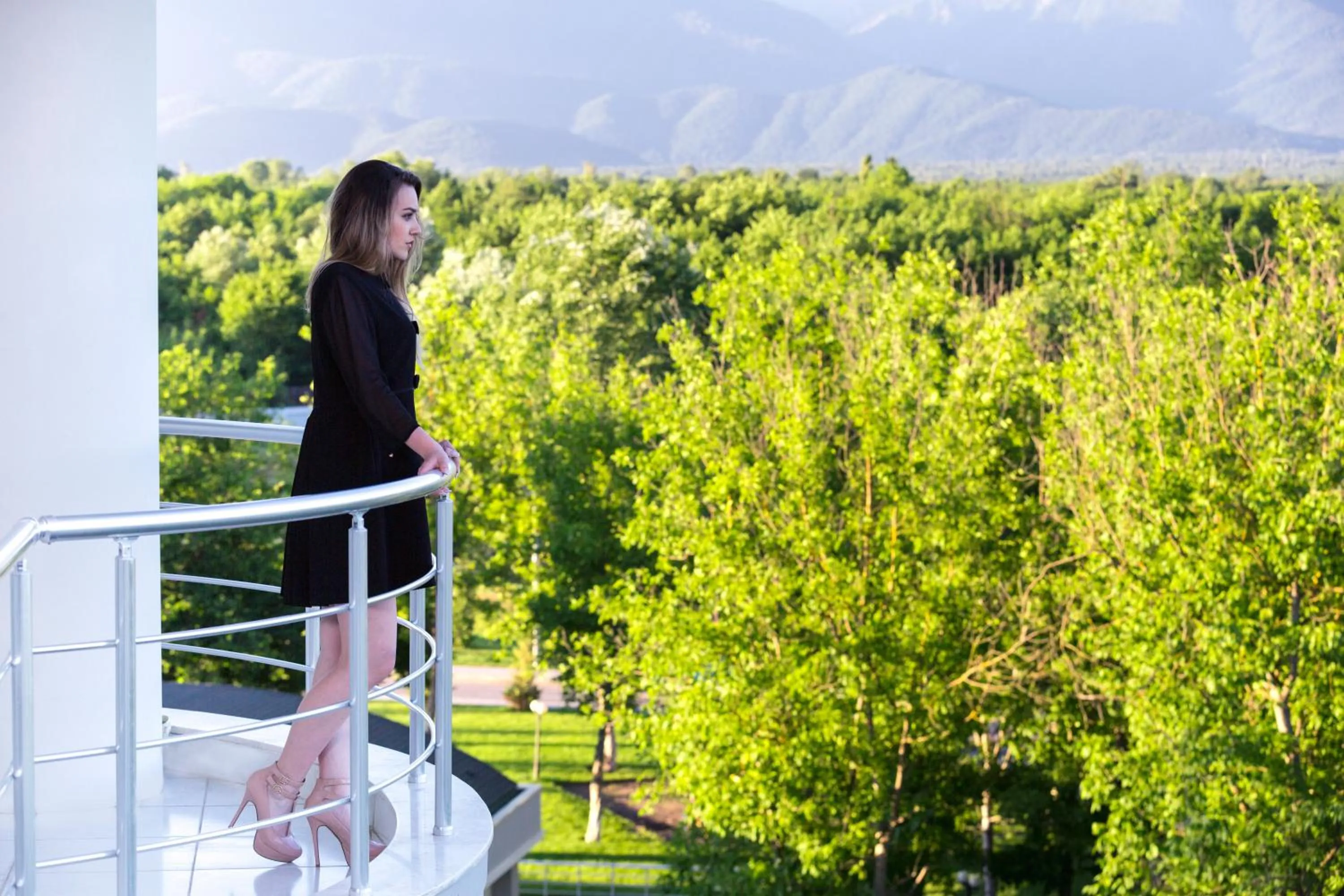 Balcony/Terrace in Gabala Yengice Thermal Resort Hotel