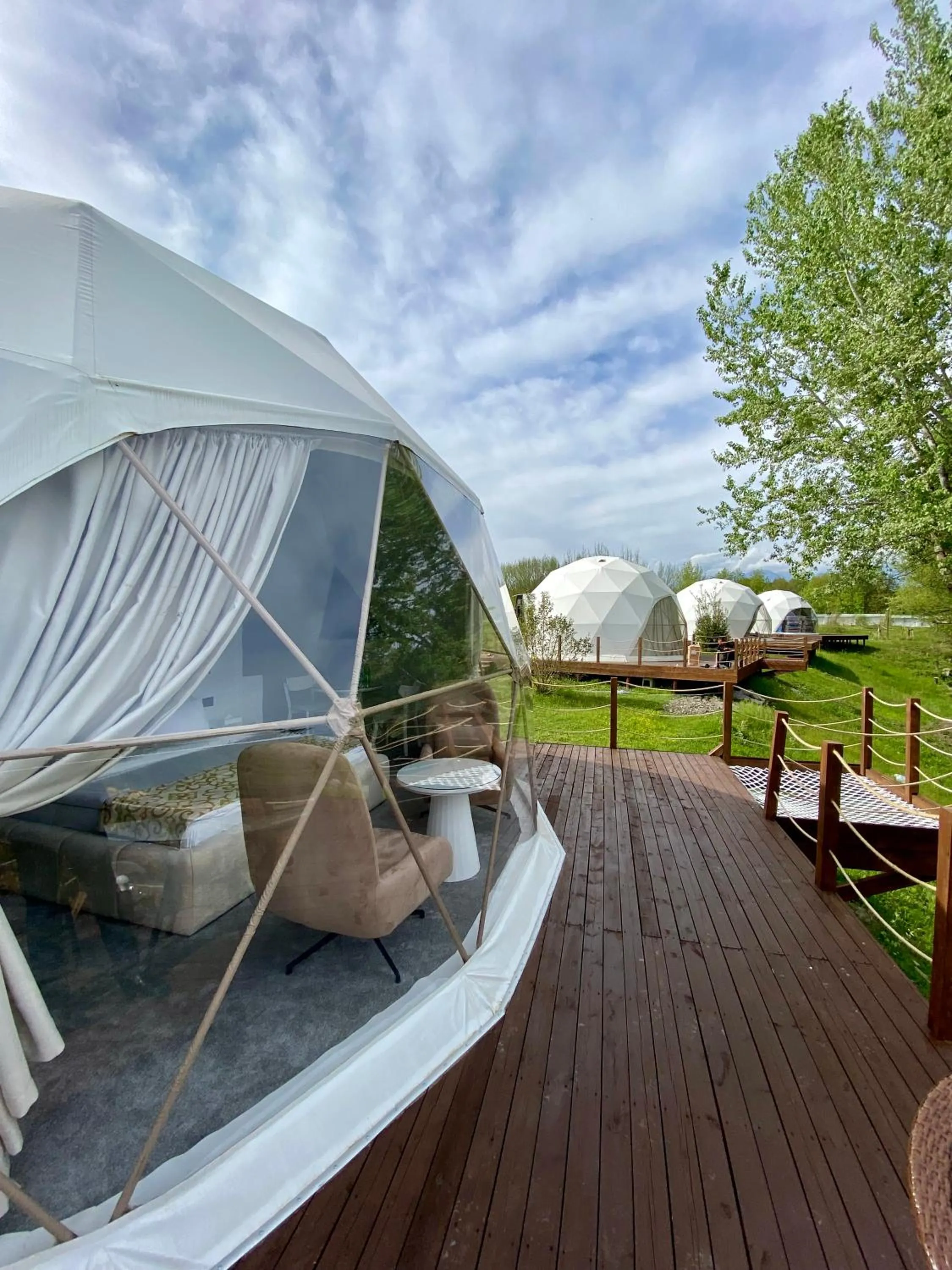 Patio in Gabala Yengice Thermal Resort Hotel