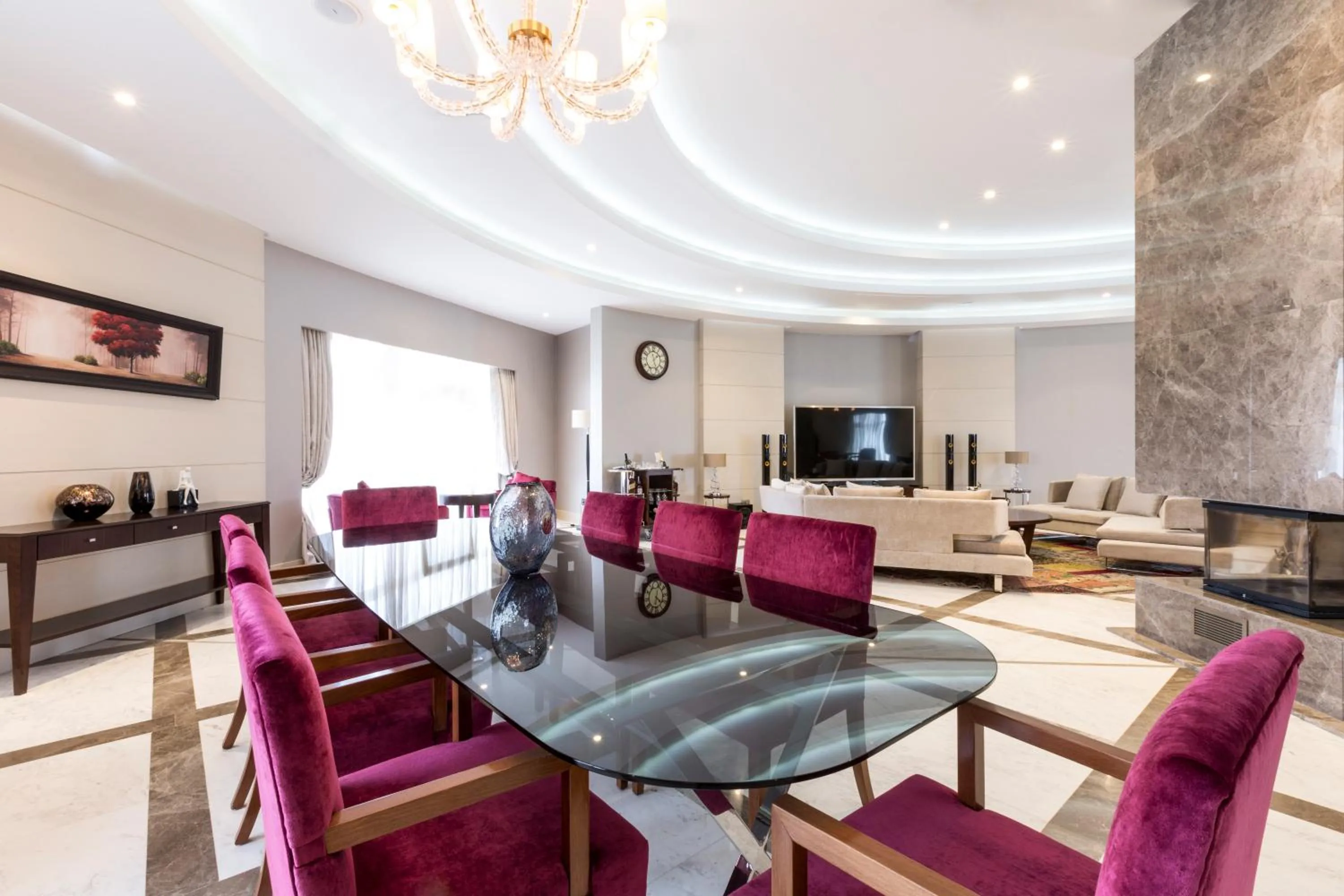 Living room in Gabala Yengice Thermal Resort Hotel