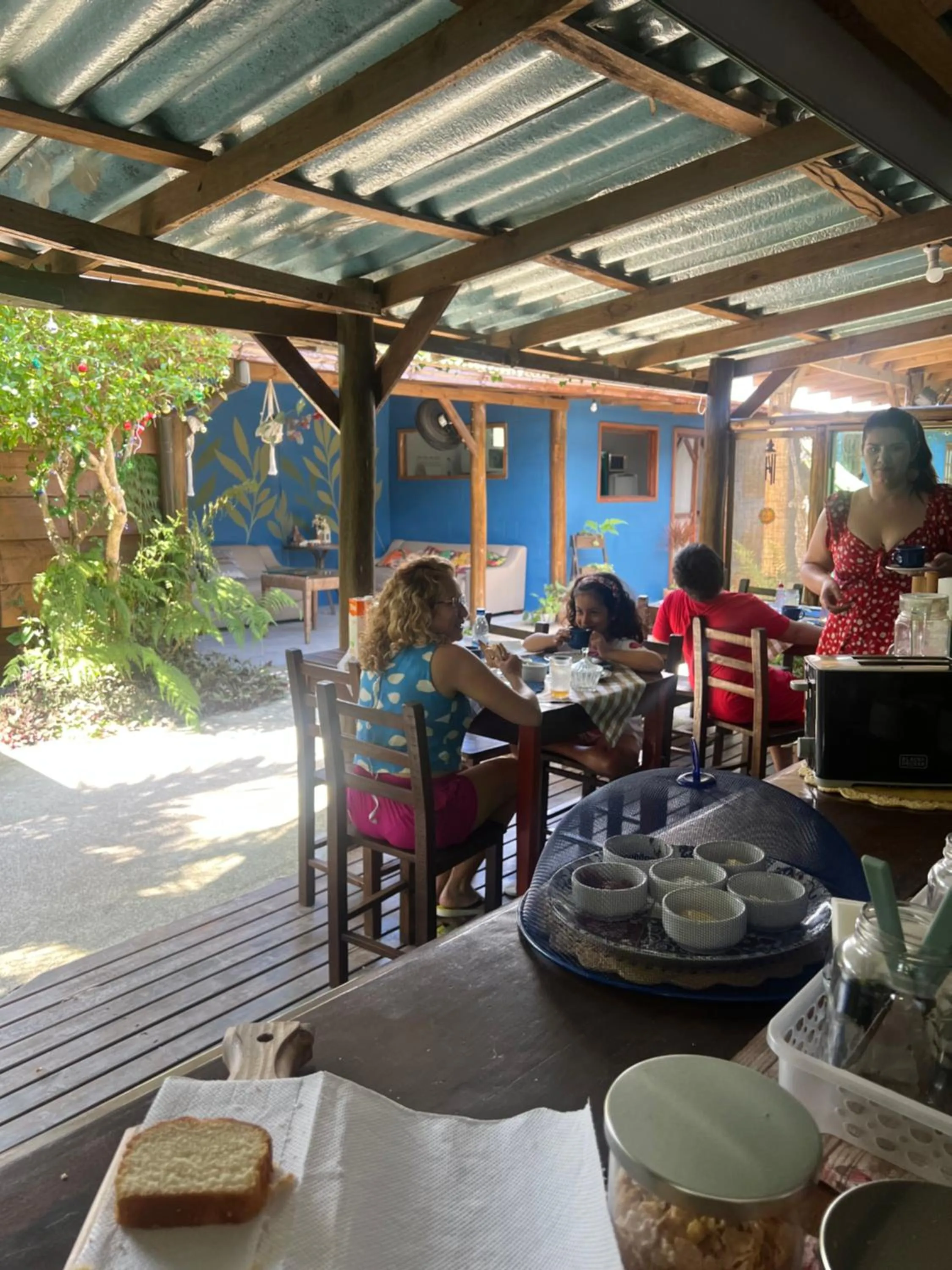 Food and drinks in Mandala Camping Pousada