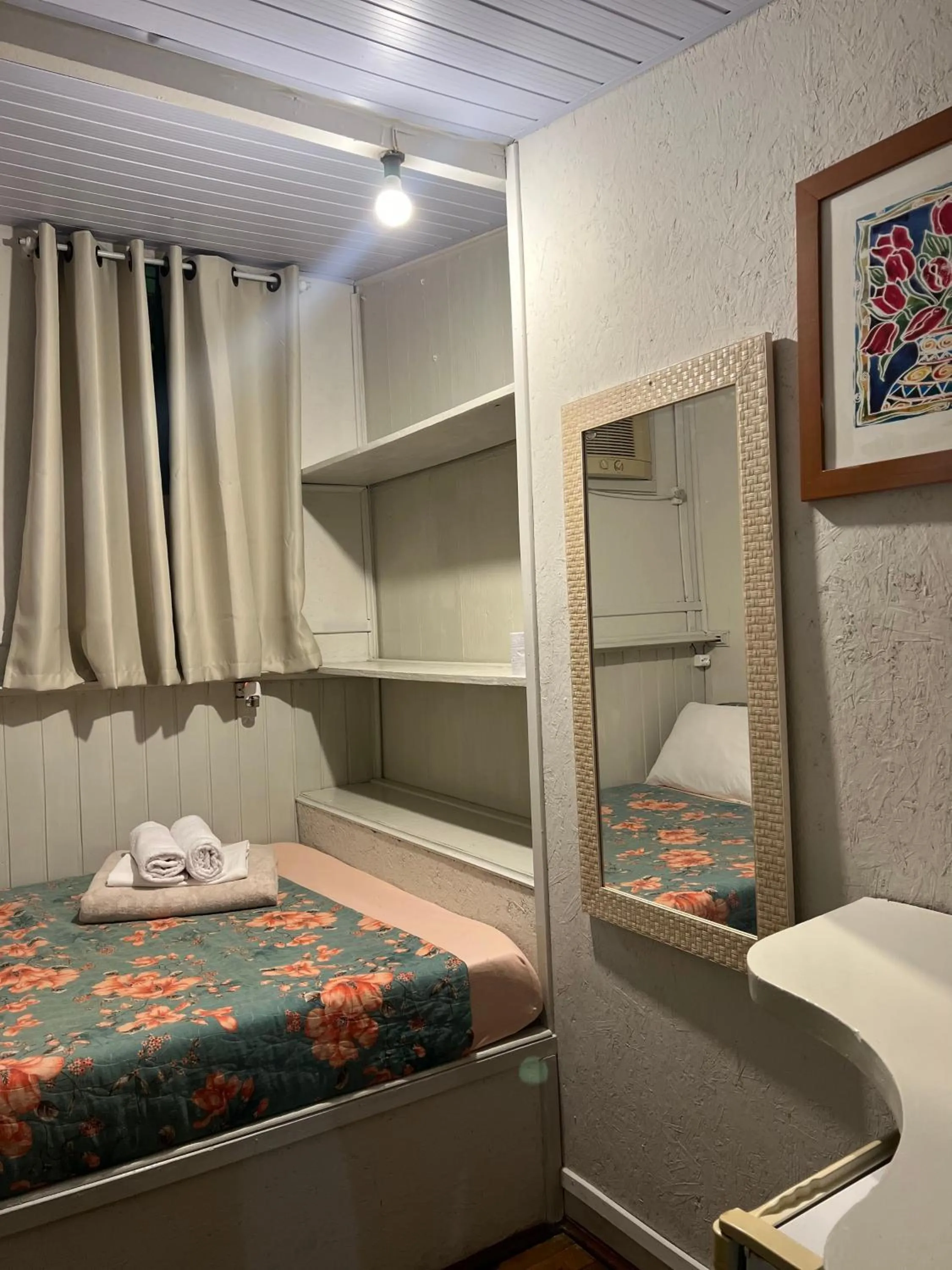 Bed in Mandala Camping Pousada