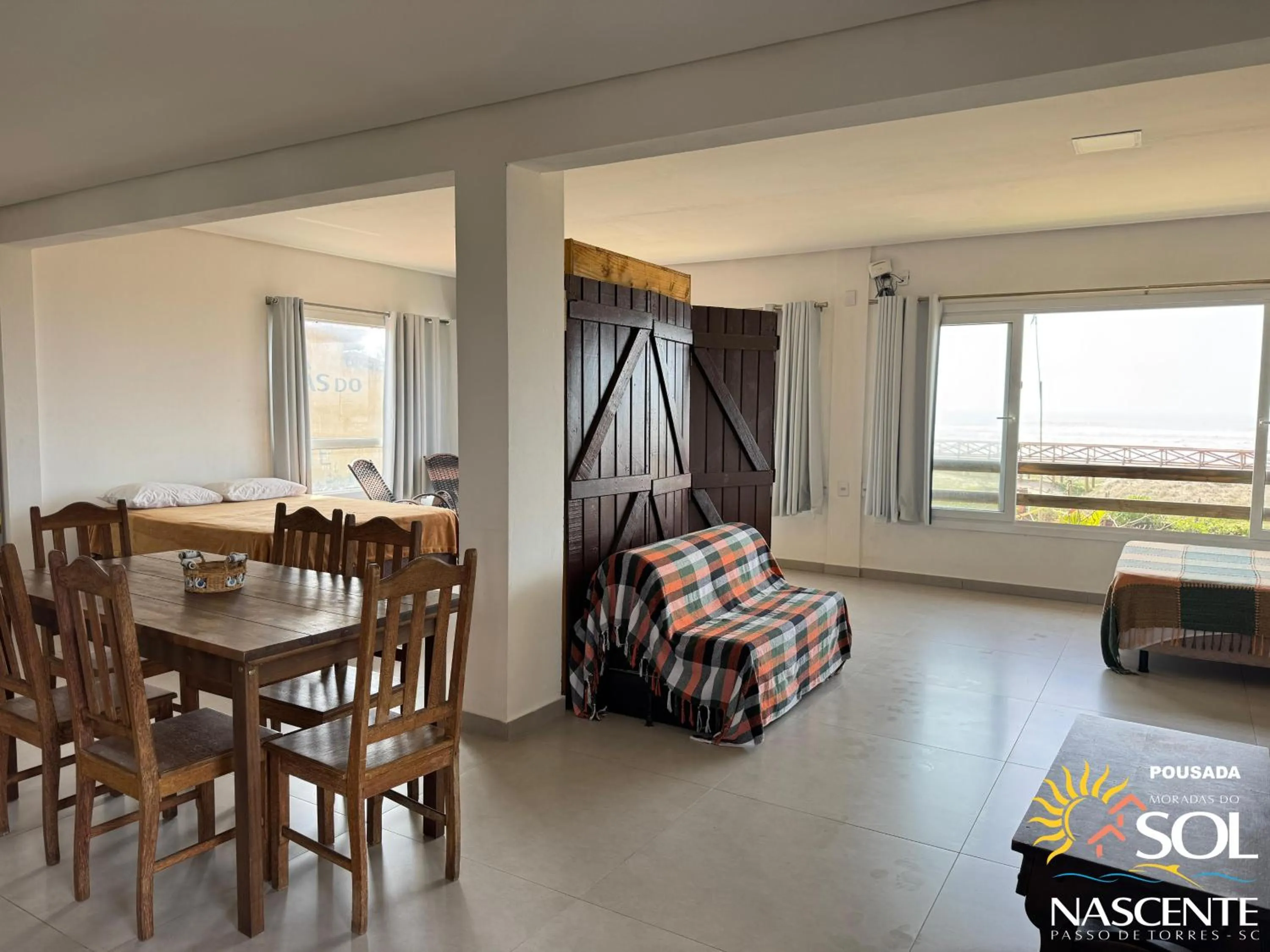 Living room in Pousada Moradas do Sol Nascente