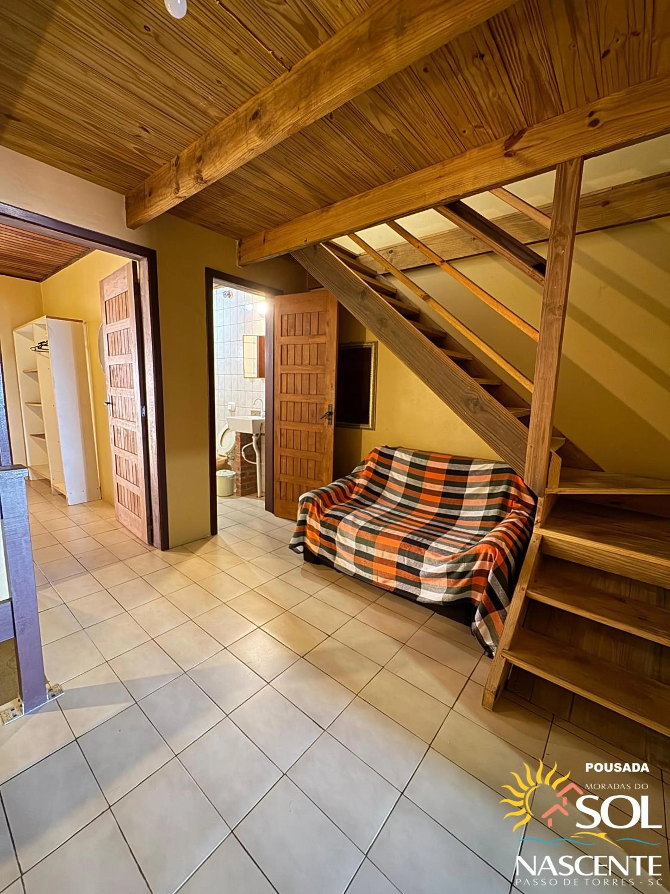 Bed in Pousada Moradas do Sol Nascente