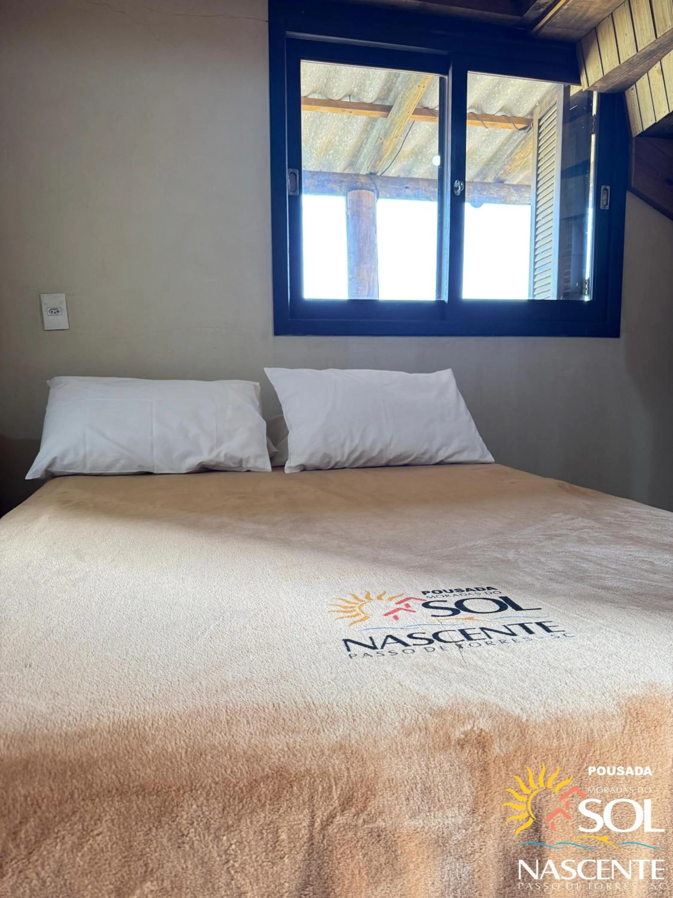 Bed in Pousada Moradas do Sol Nascente