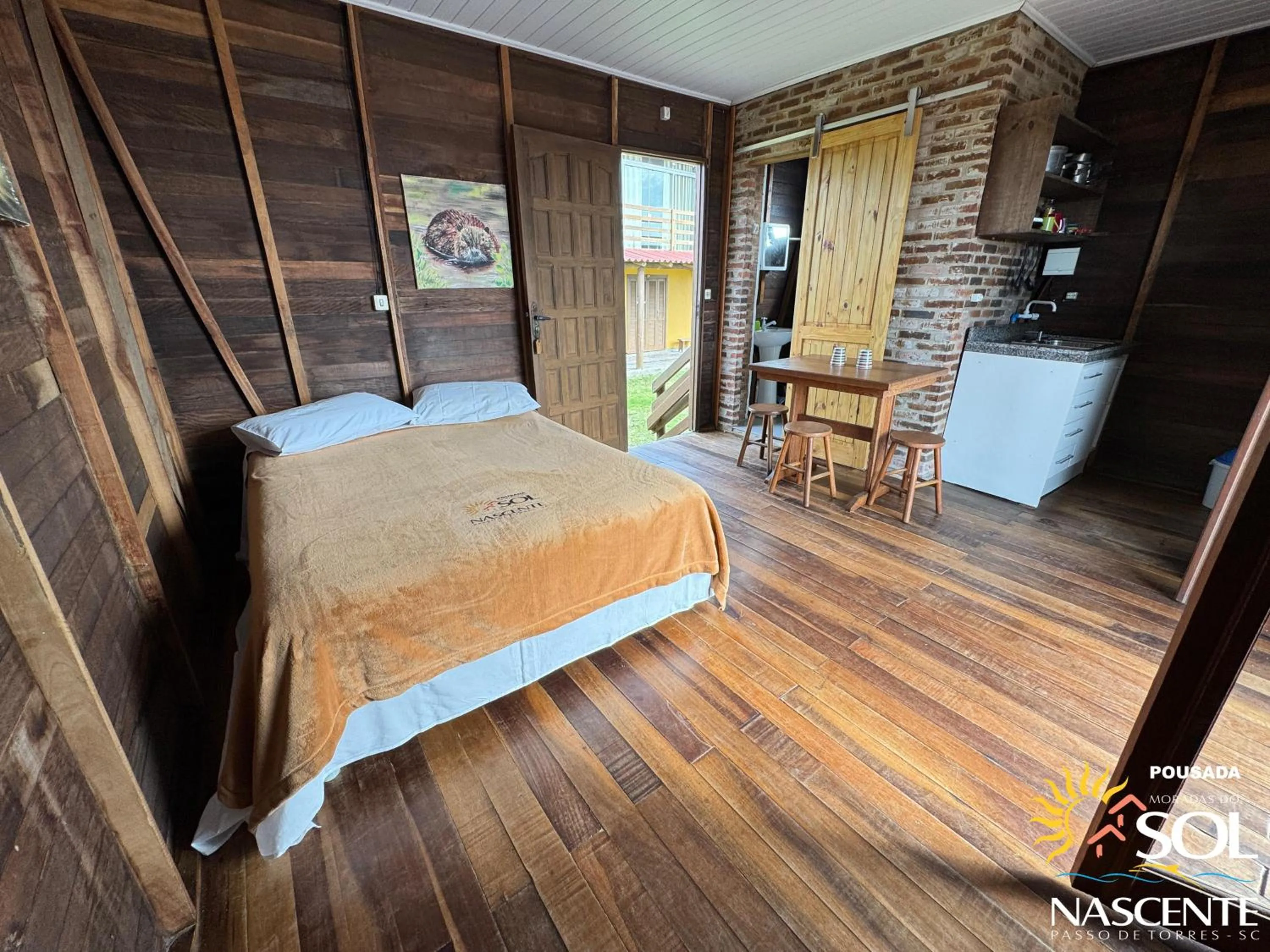 Photo of the whole room, Bed in Pousada Moradas do Sol Nascente