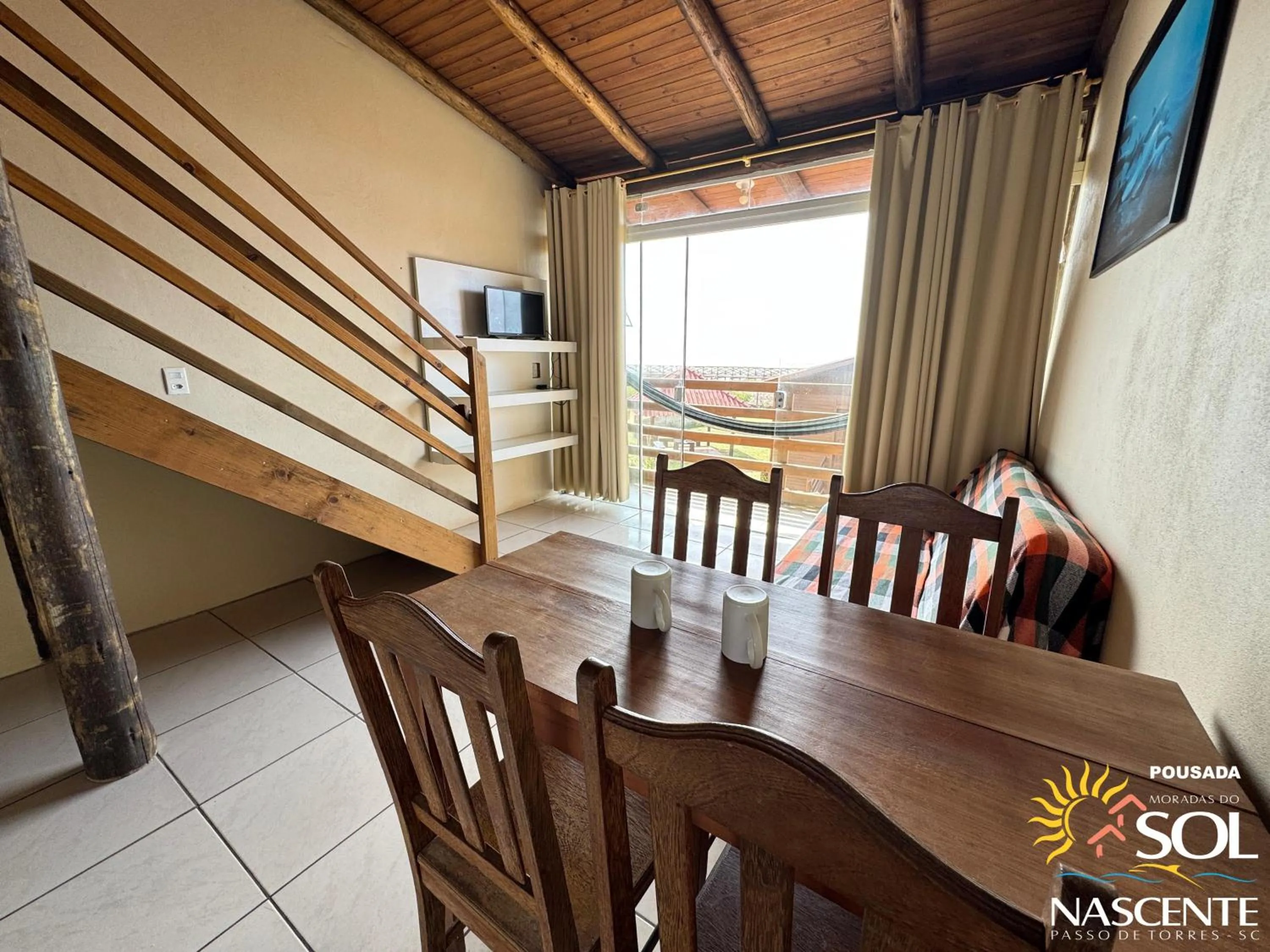 Living room in Pousada Moradas do Sol Nascente